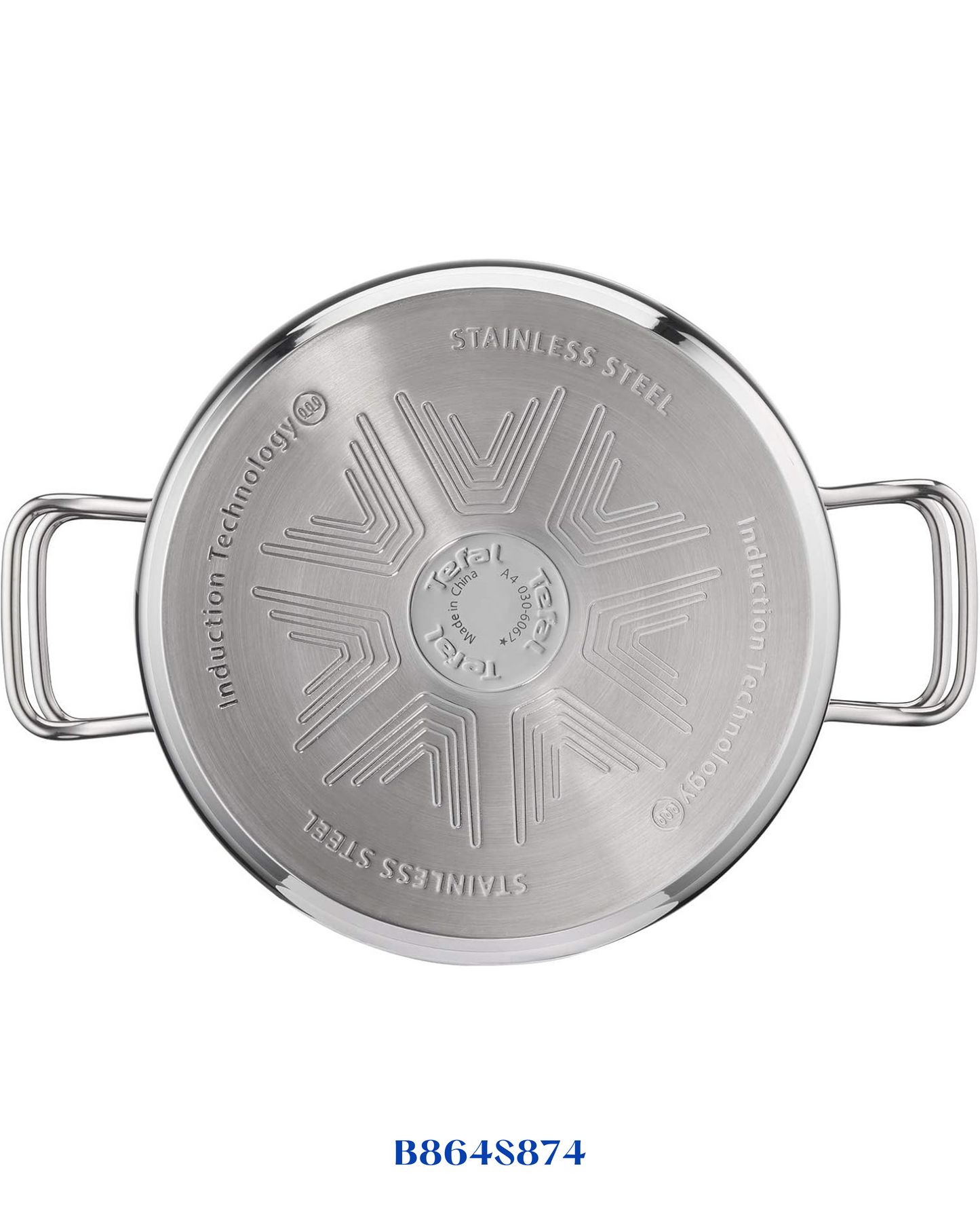 TEFAL INTUITION 8‑PIECE STAINLESS STEEL COOKWARE SET