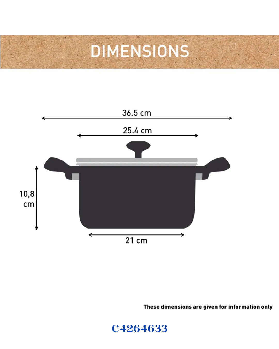 TEFAL RENEWAL NON -STICK CERAMIC STEWPOT 24 CM