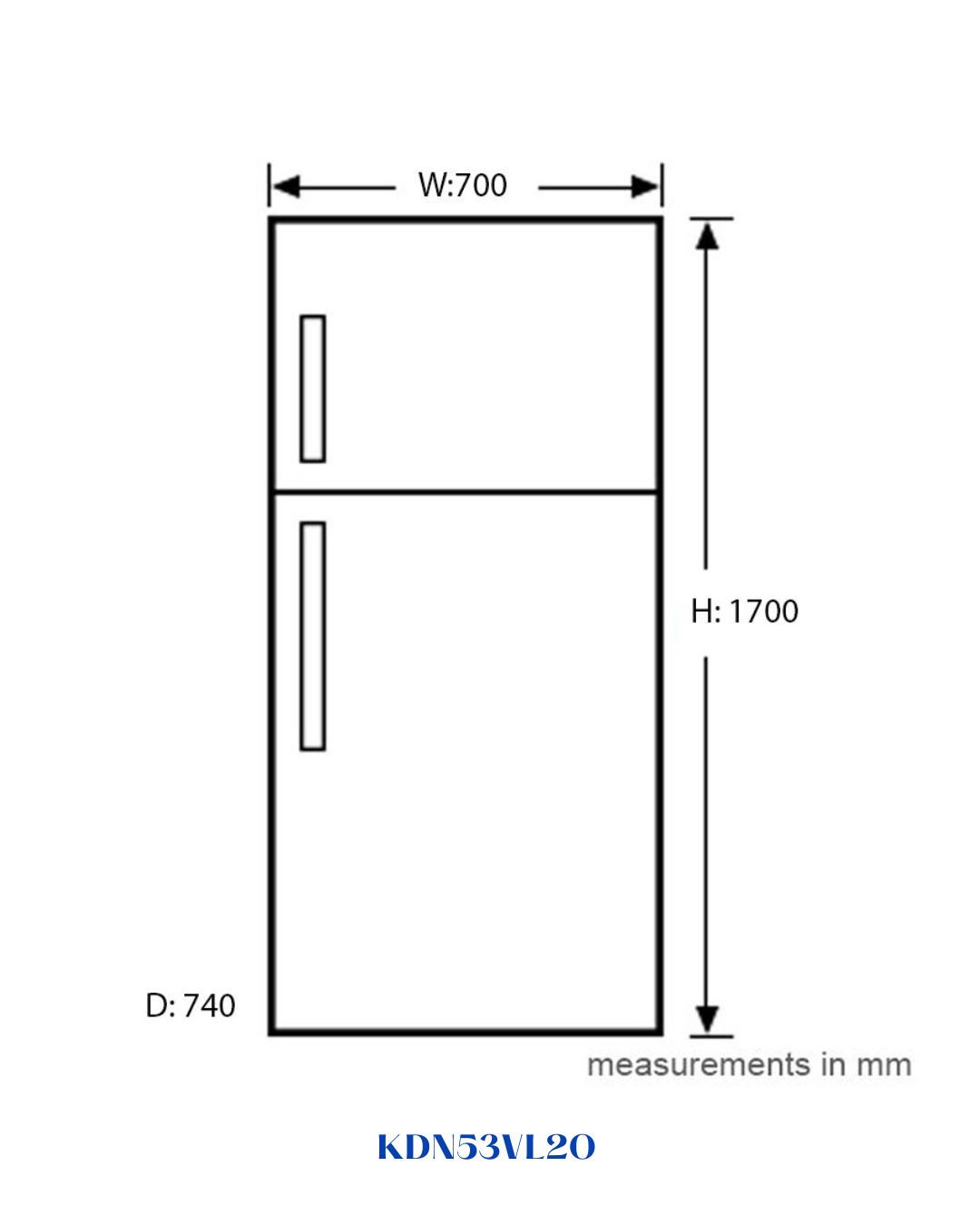 BOSCH FREESTANDING TOP‑FREEZER FRIDGE‑FREEZER 454 L A+