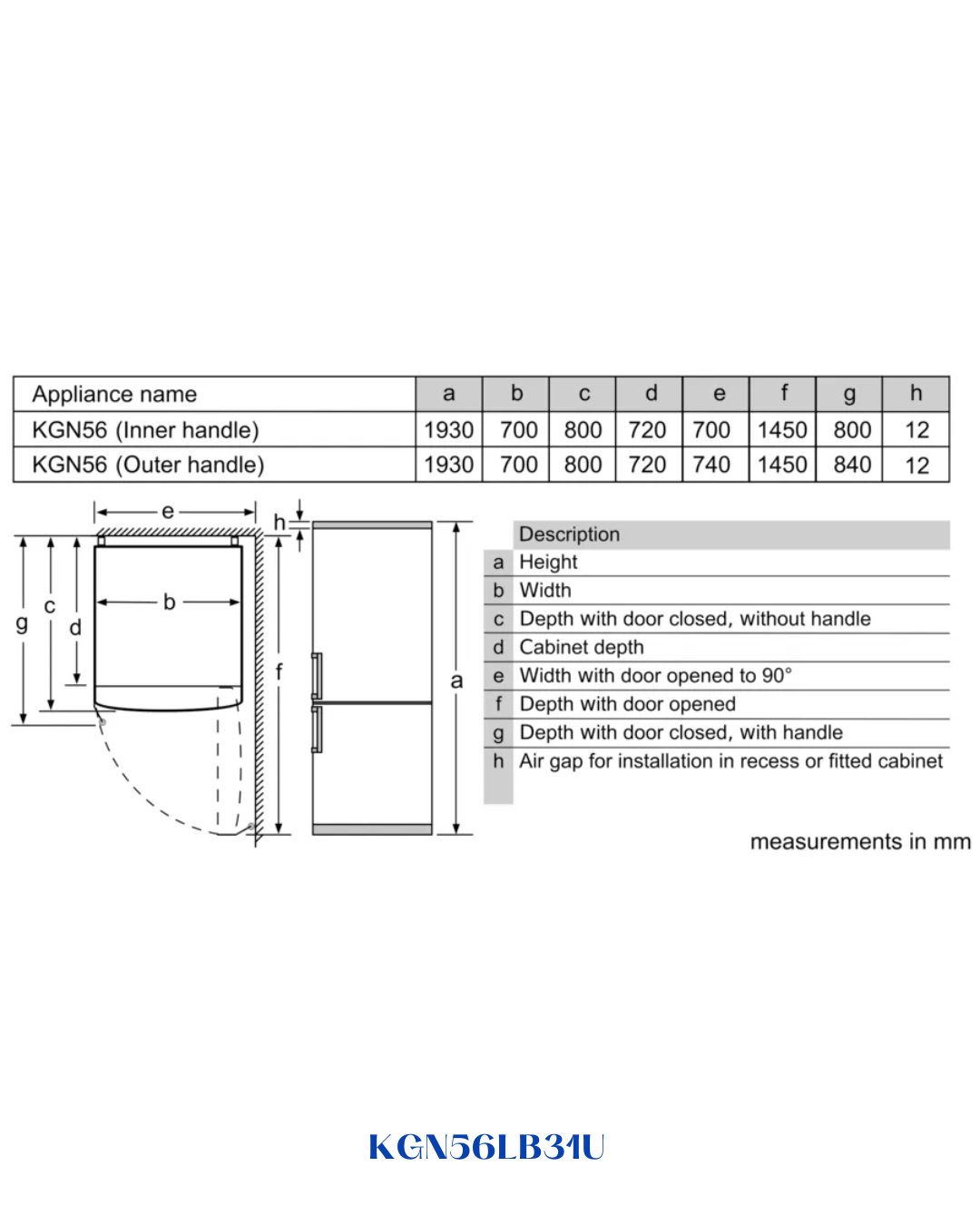 BOSCH FRIDGE‑FREEZER 505 L