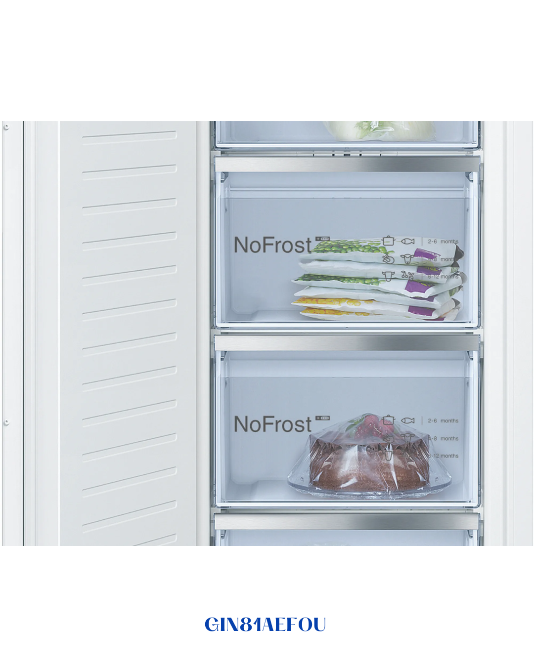 BOSCH BUILT‑IN UPRIGHT FREEZER 211 L