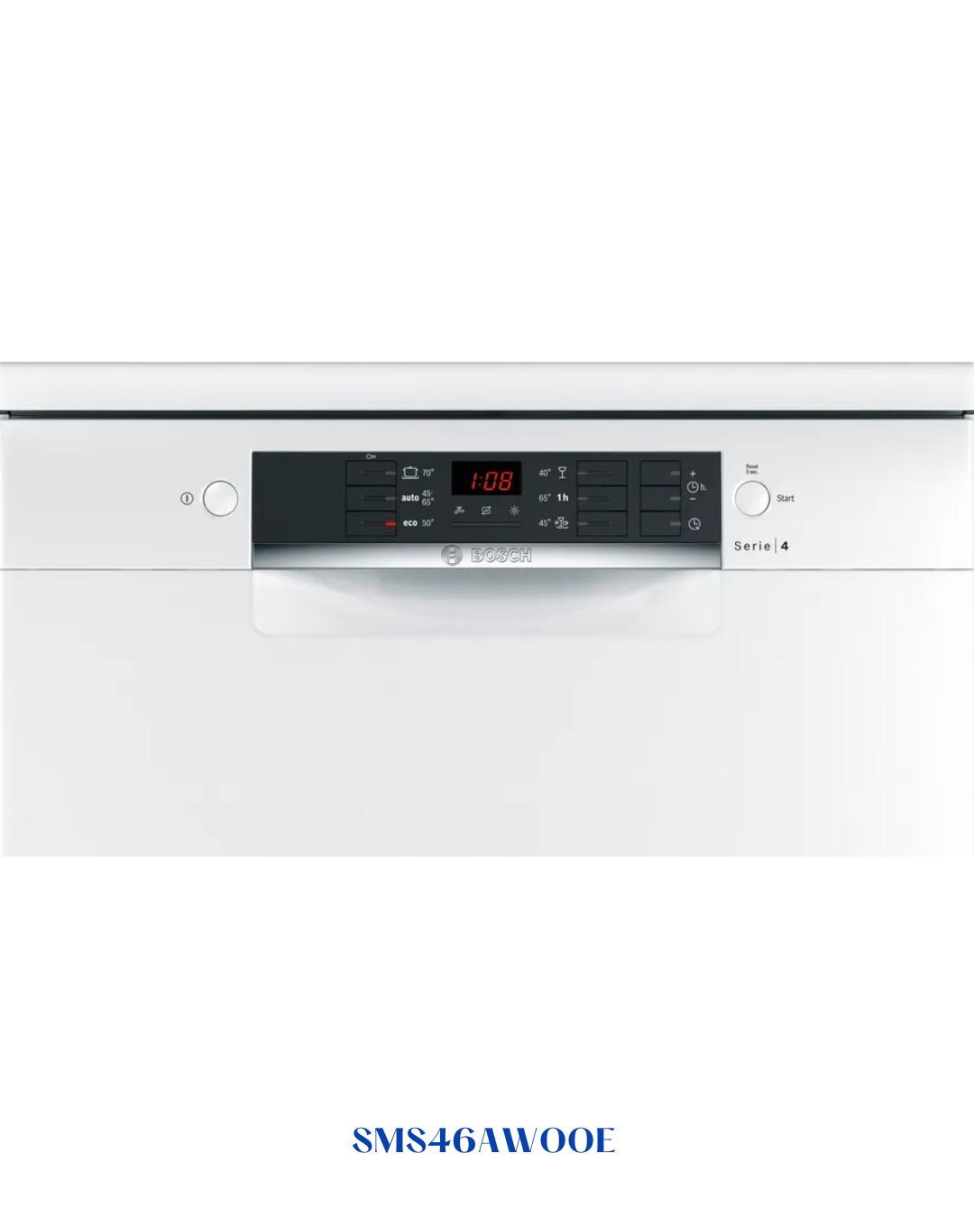 BOSCH SERIE 4 FREESTANDING DISHWASHER – 12‑PLACE, 48 DB