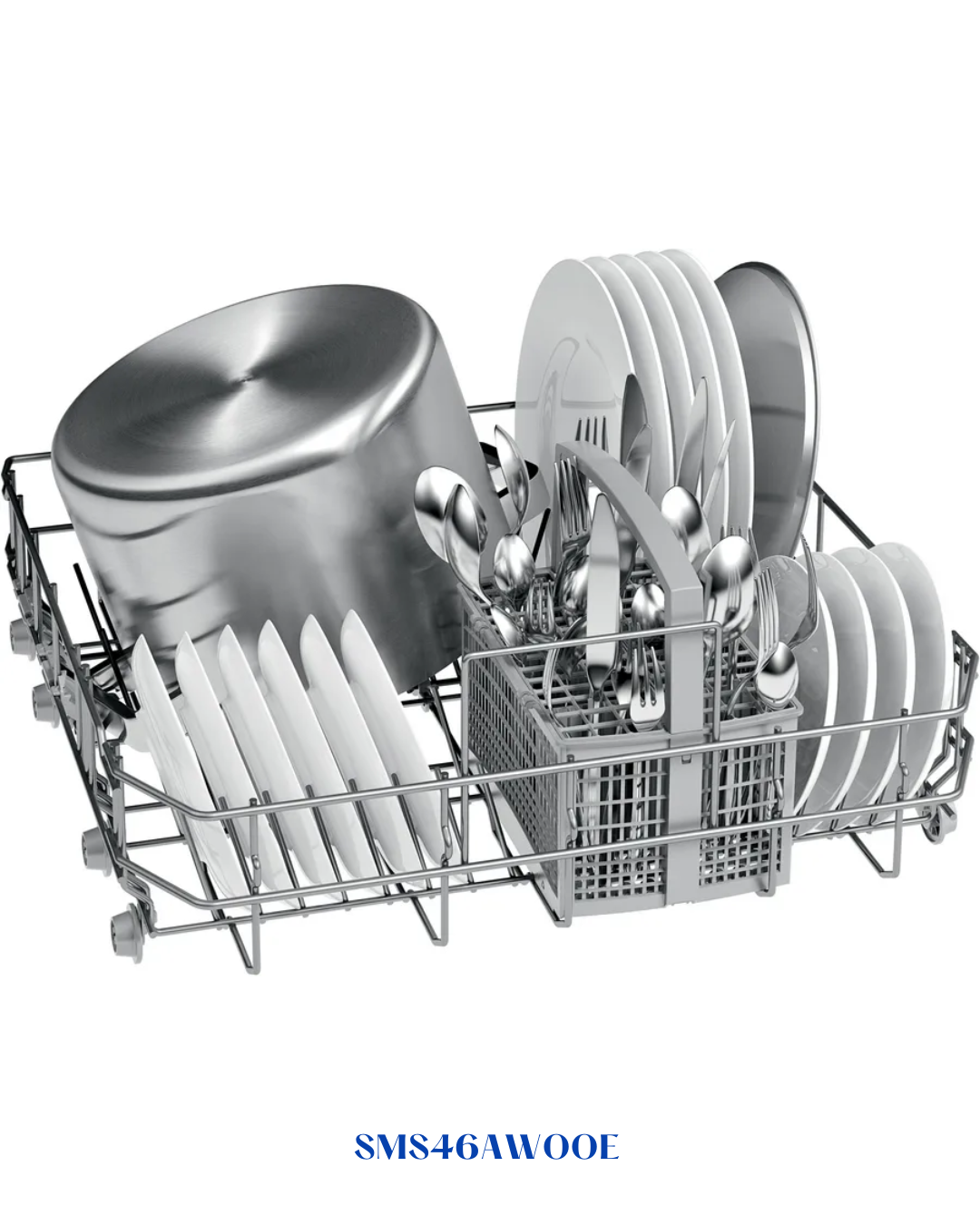 BOSCH SERIE 4 FREESTANDING DISHWASHER – 12‑PLACE, 48 DB