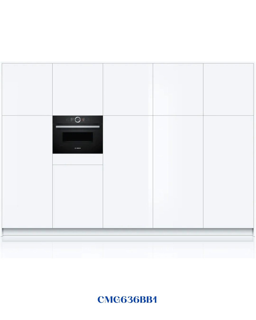 BOSCH SERIES 8 BUILT‑IN 45 L COMPACT MICROWAVE + GRILL