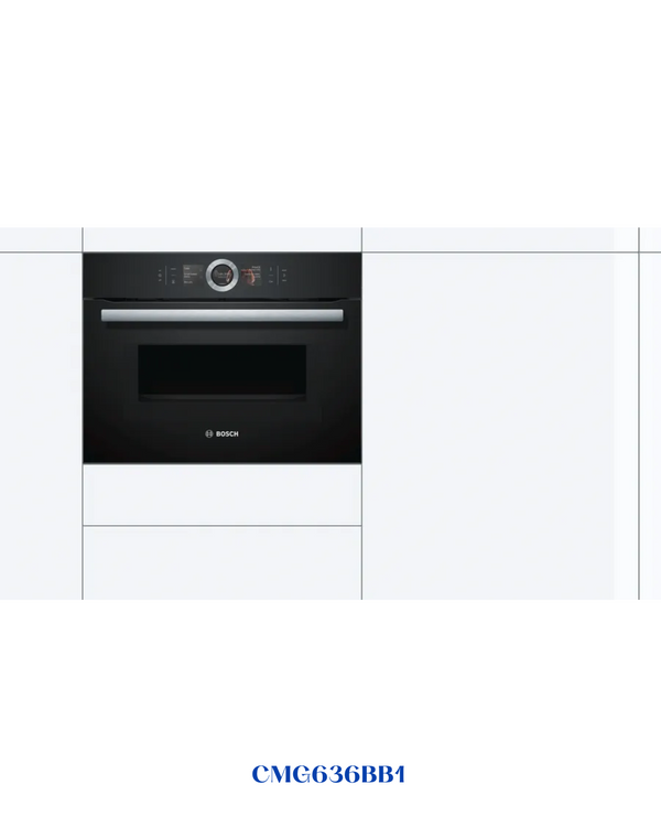 BOSCH SERIES 8 BUILT‑IN 45 L COMPACT MICROWAVE + GRILL