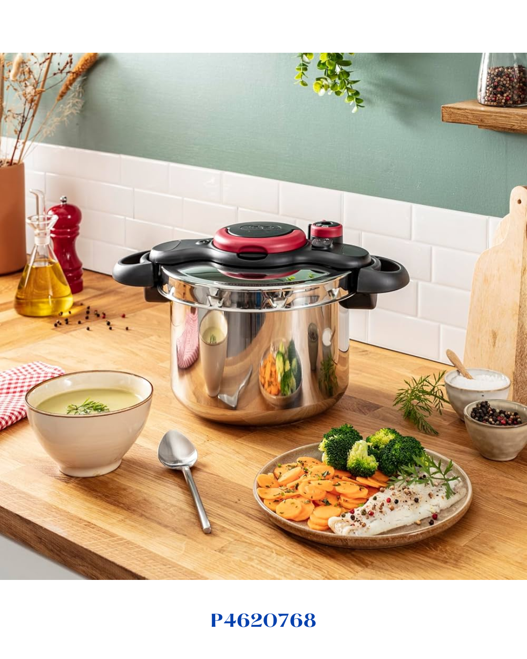 TEFAL CLIPSO' EASY PRESSURE COOKER 6L- قدر ضغط تيفال