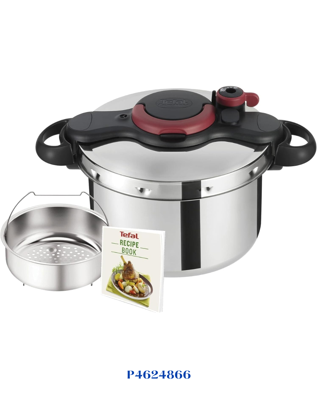 TEFAL CLIPSO MINUT' EASY PRESSURE COOKER 7.5L- قدر ضغط تيفال
