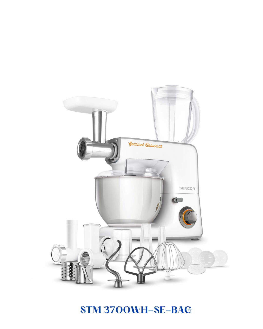 SENCOR STAND MIXER STM 3700WH 1000W 5.5L