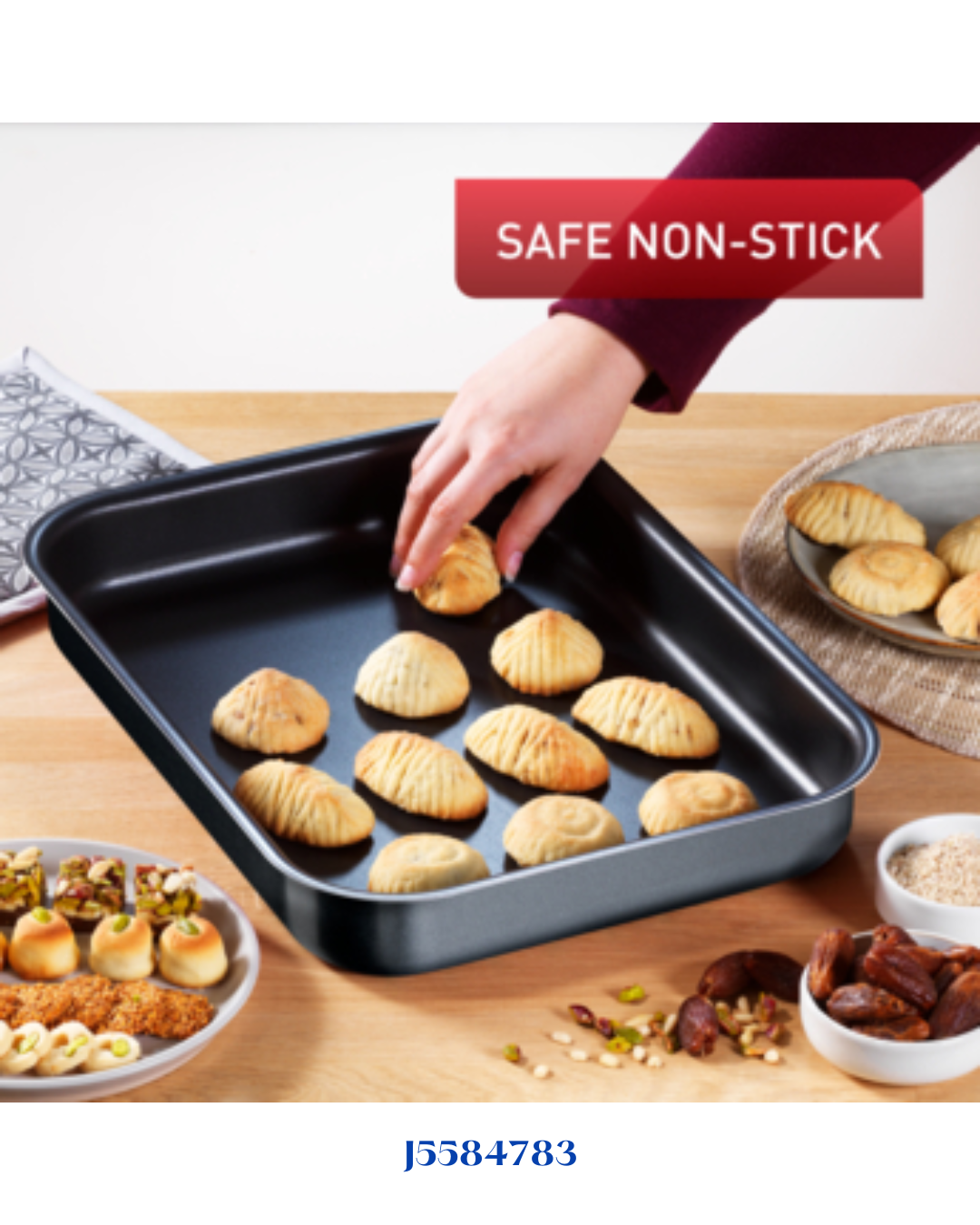 TEFAL BLACK STONE OVEN DISH 24X31 CM