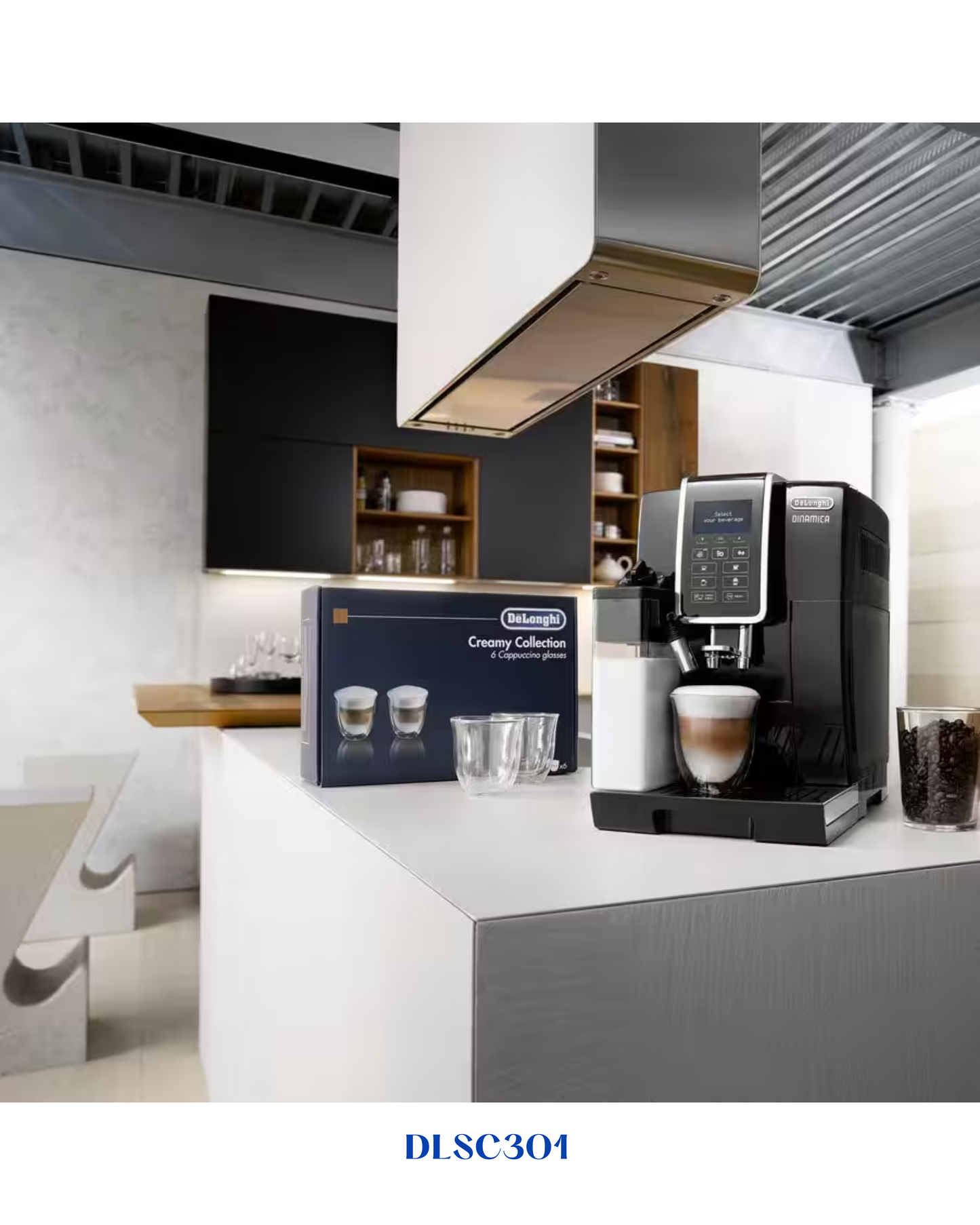 DELONGHI CAPPUCCINO DOUBLE WALL GLASSES 270 ML (SETOF6)