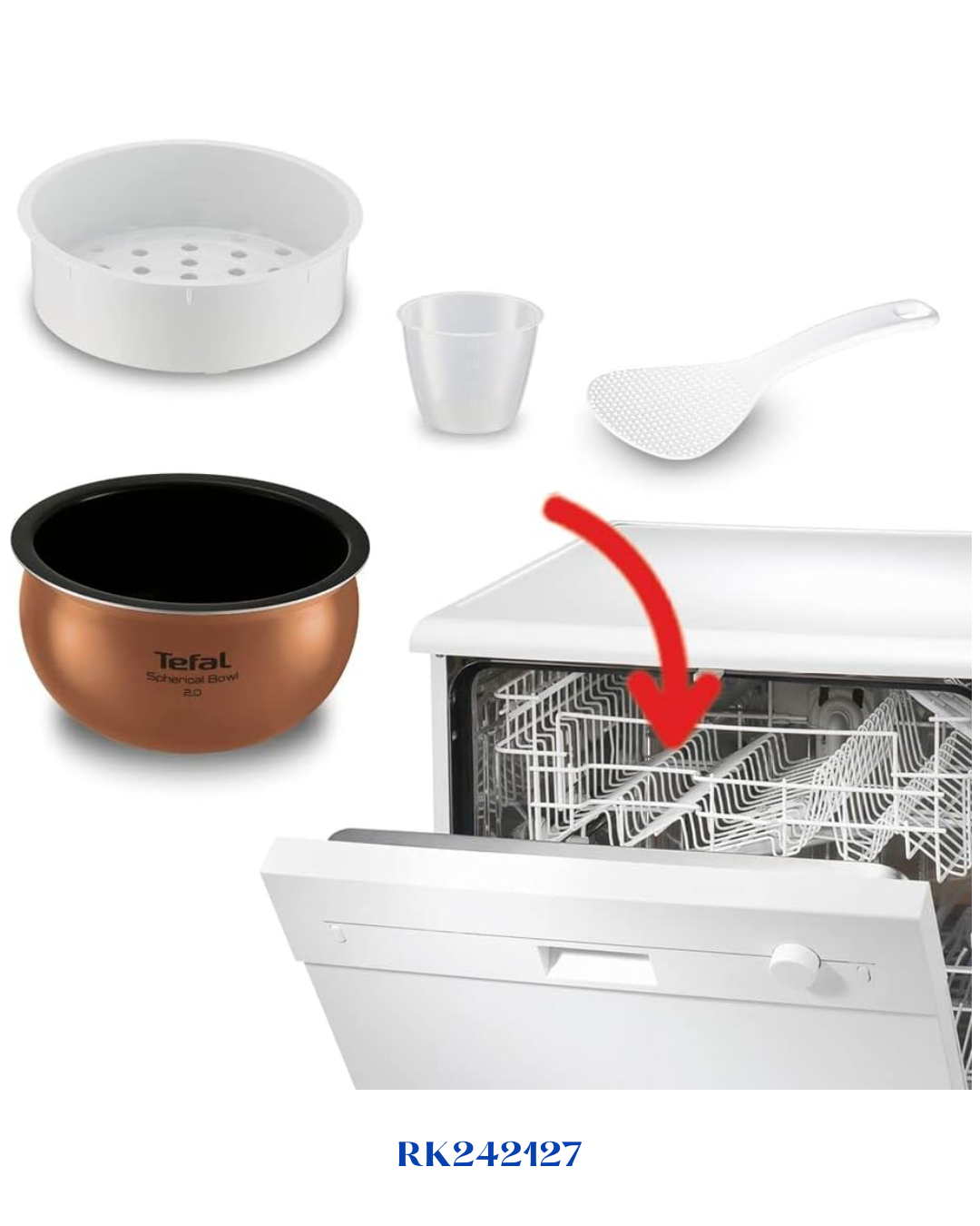 TEFAL MECHA SPHERICAL RICE COOKER 1.8L -قدر طبخ الرز تيفال -
