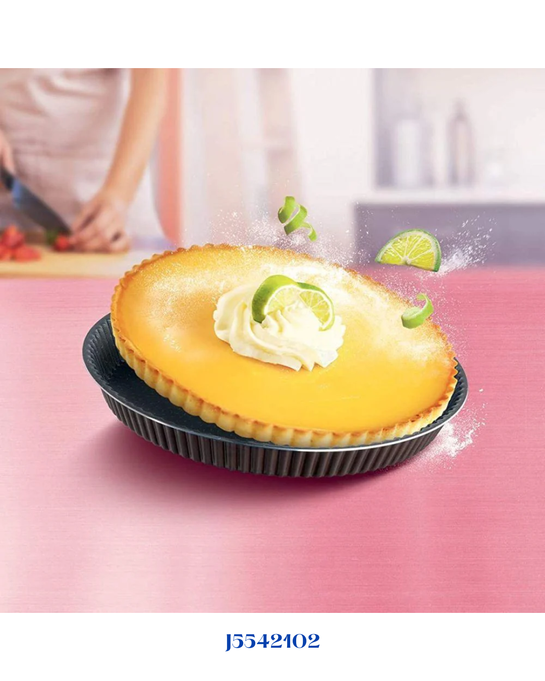 TEFAL PERFECTBAKE FLUTED TART 33 CM