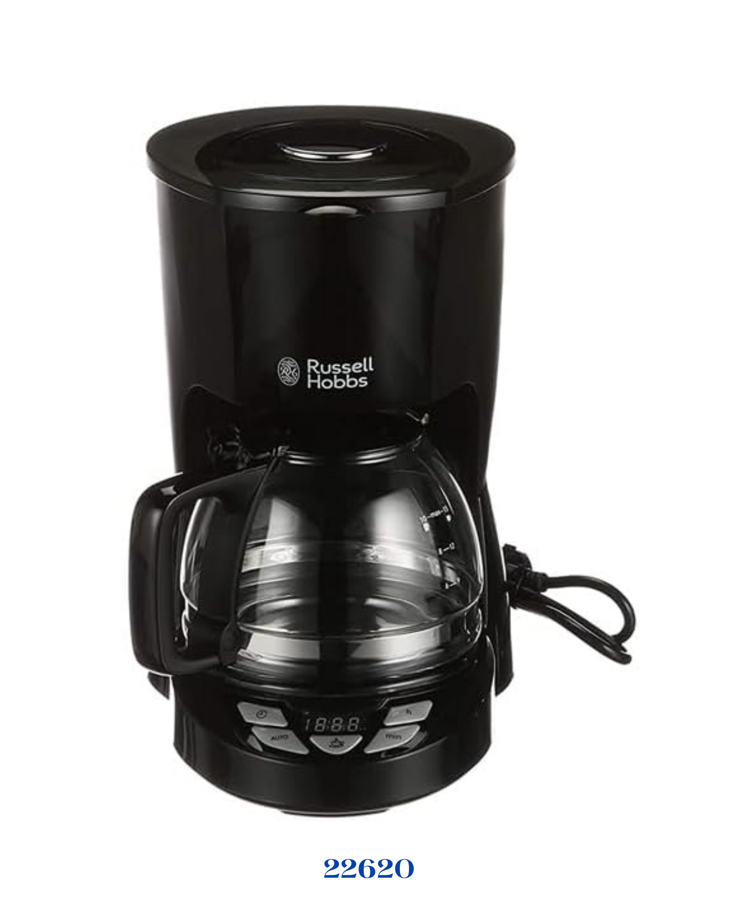Russell Hobbs Textures Plus ماكينة تحضير القهوة 975 واط 1.25 لتر