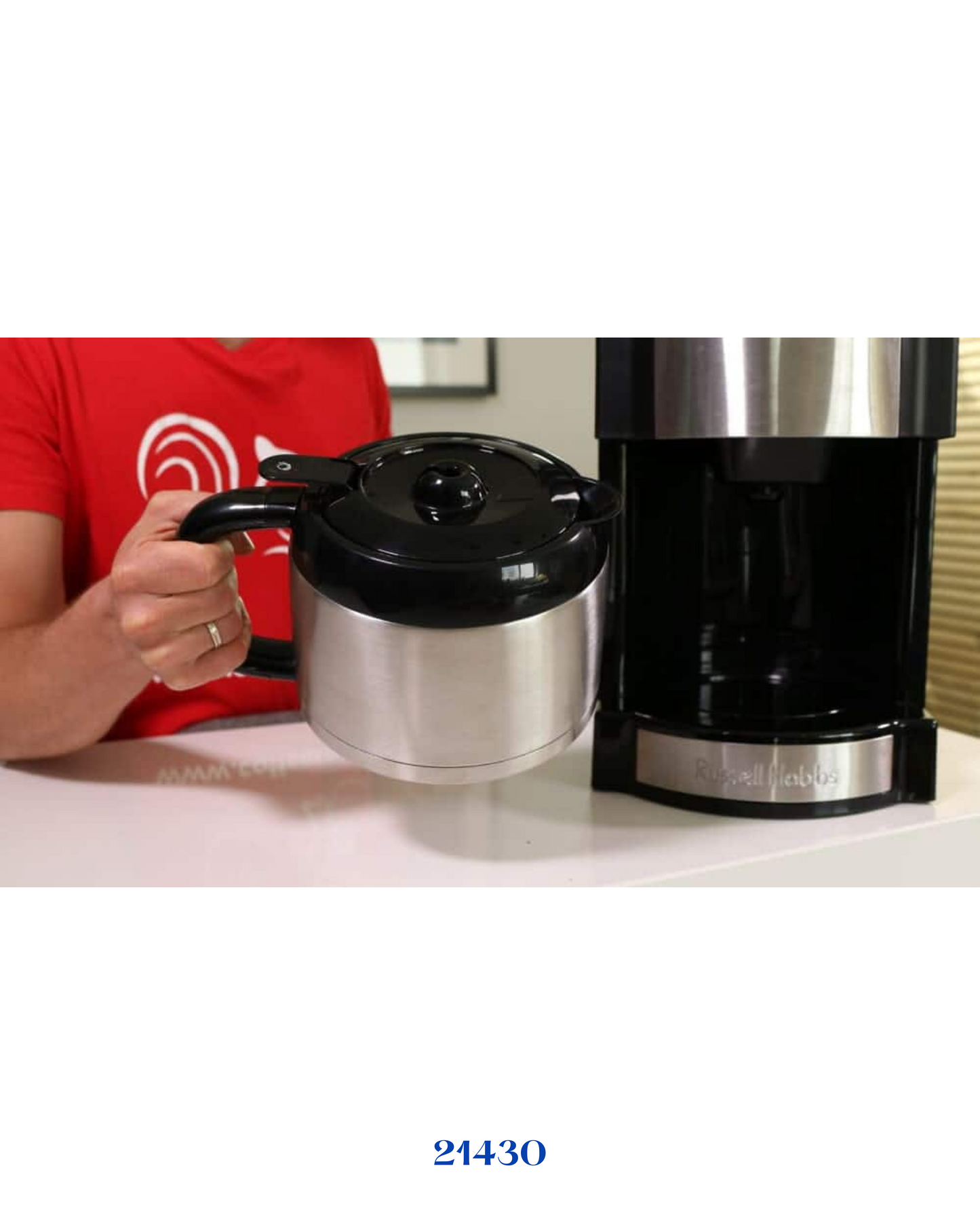 RUSSELL HOBBS BUCKINGHAM GRIND & BREW COFFEE MAKER 1.25 L 1000 W