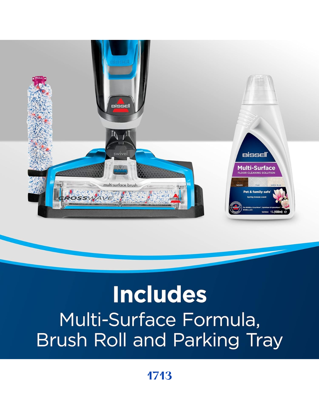 BISSELL CROSSWAVE WET-DRY VACUUM MOP 500-600 W