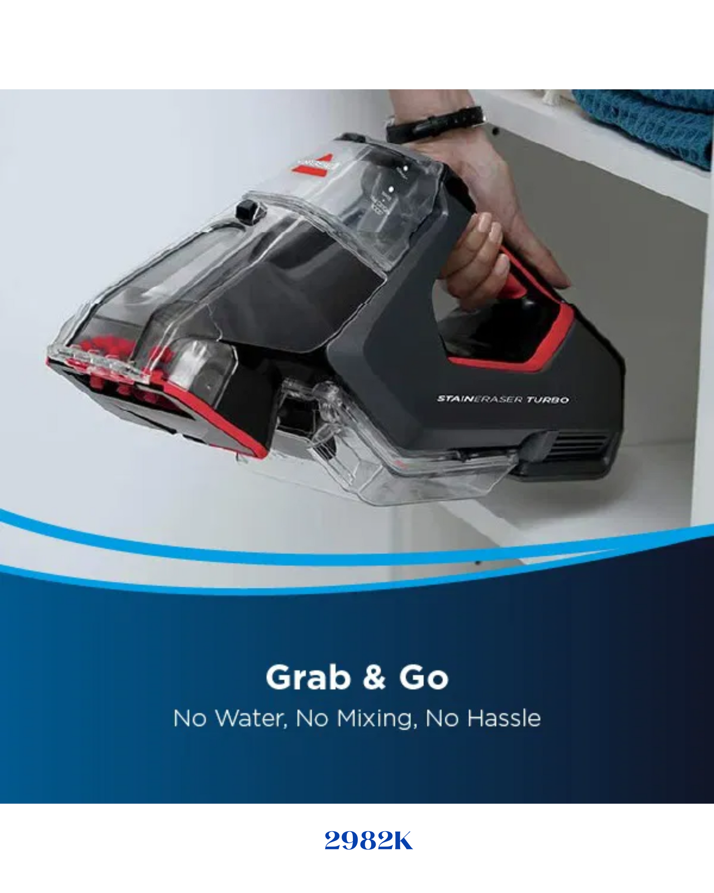 BISSELL STAIN ERASER CORDLESS - مكنسة بيسل لتنظيف البقع شحن