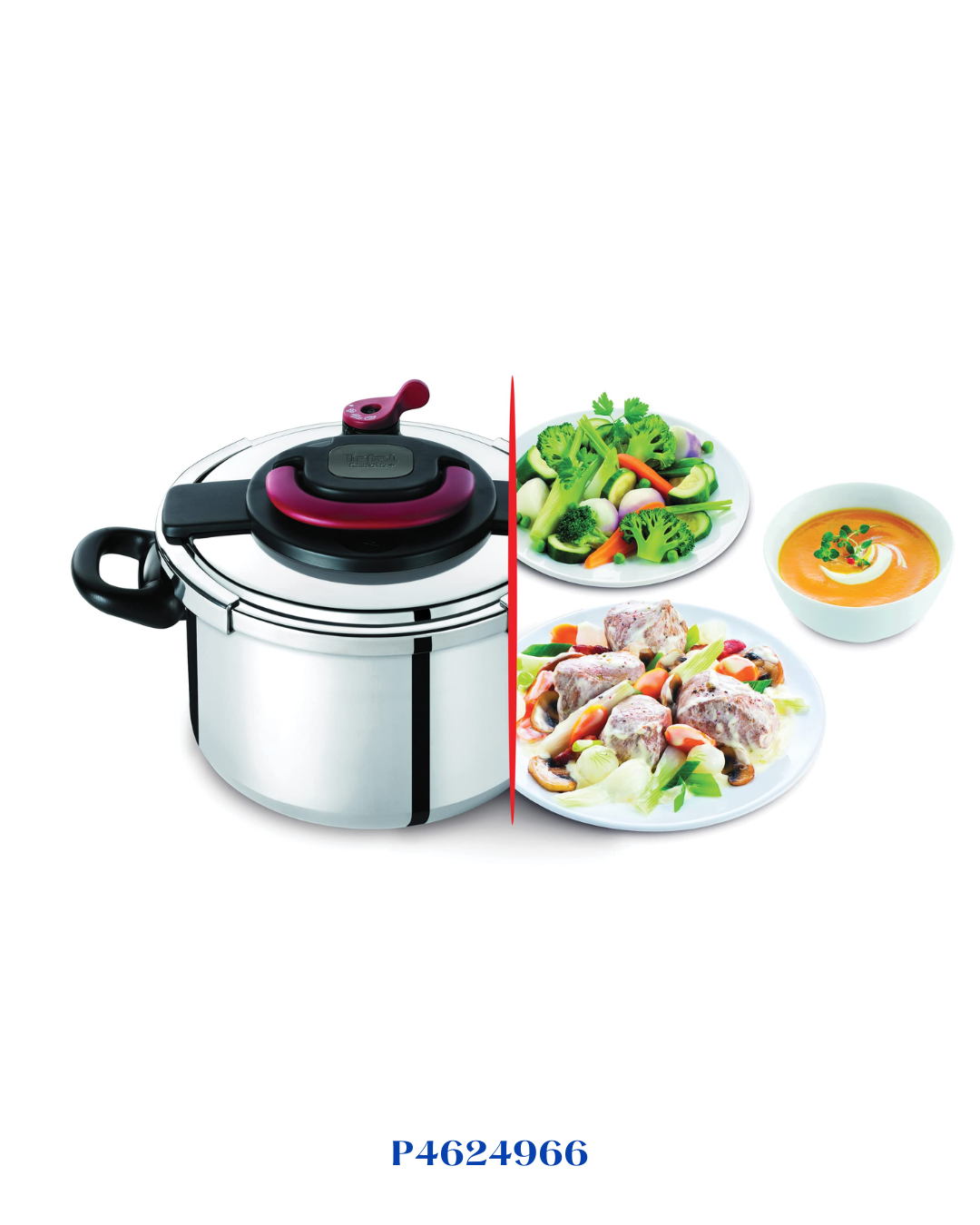 TEFAL CLIPSO MINUT' EASY PRESSURE COOKER 9L - قدر ضغط تيفال كليبسو مينوت إيزي 9 لتر