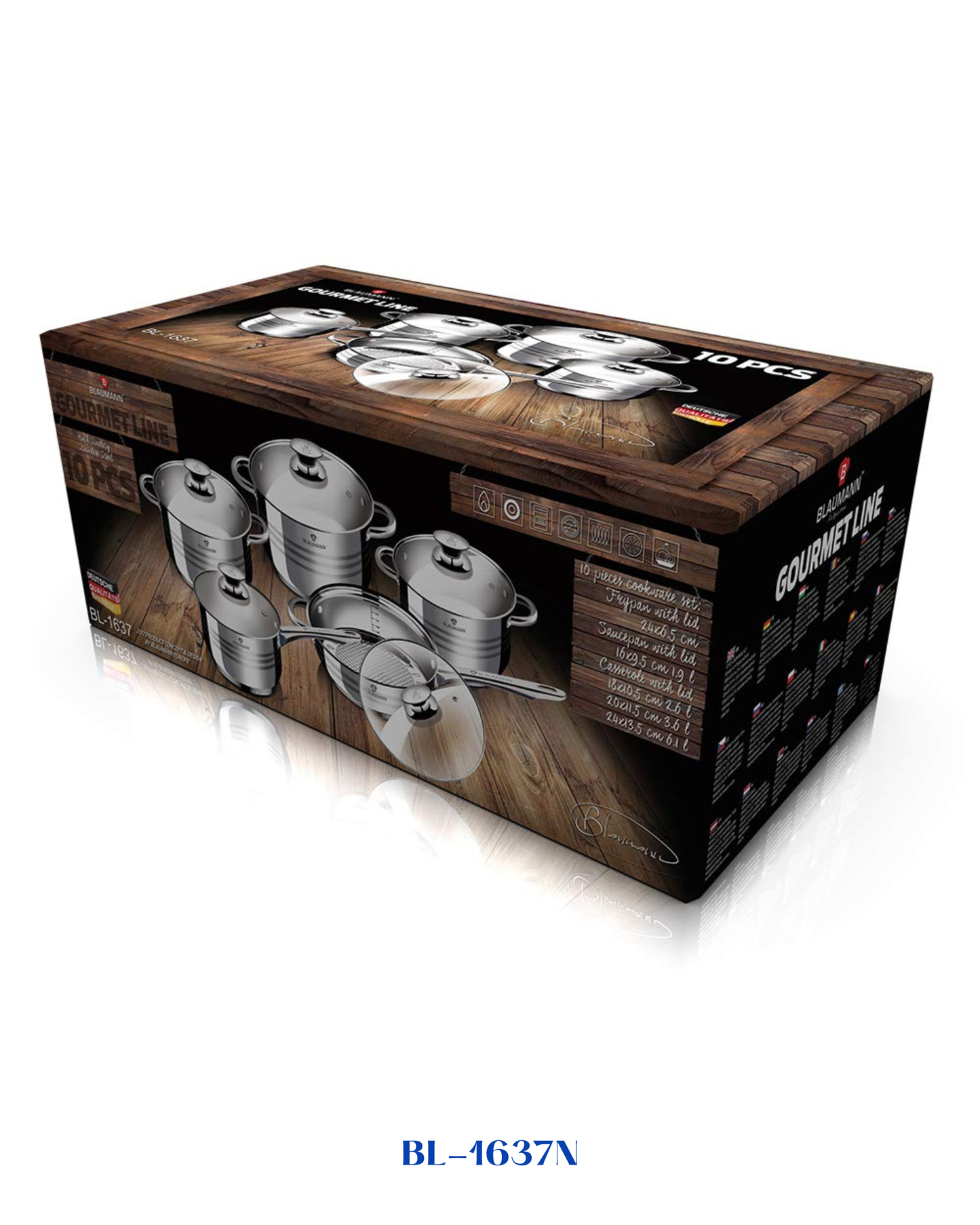 BERLINGER HAUS 10 PCS COOKWARE SET