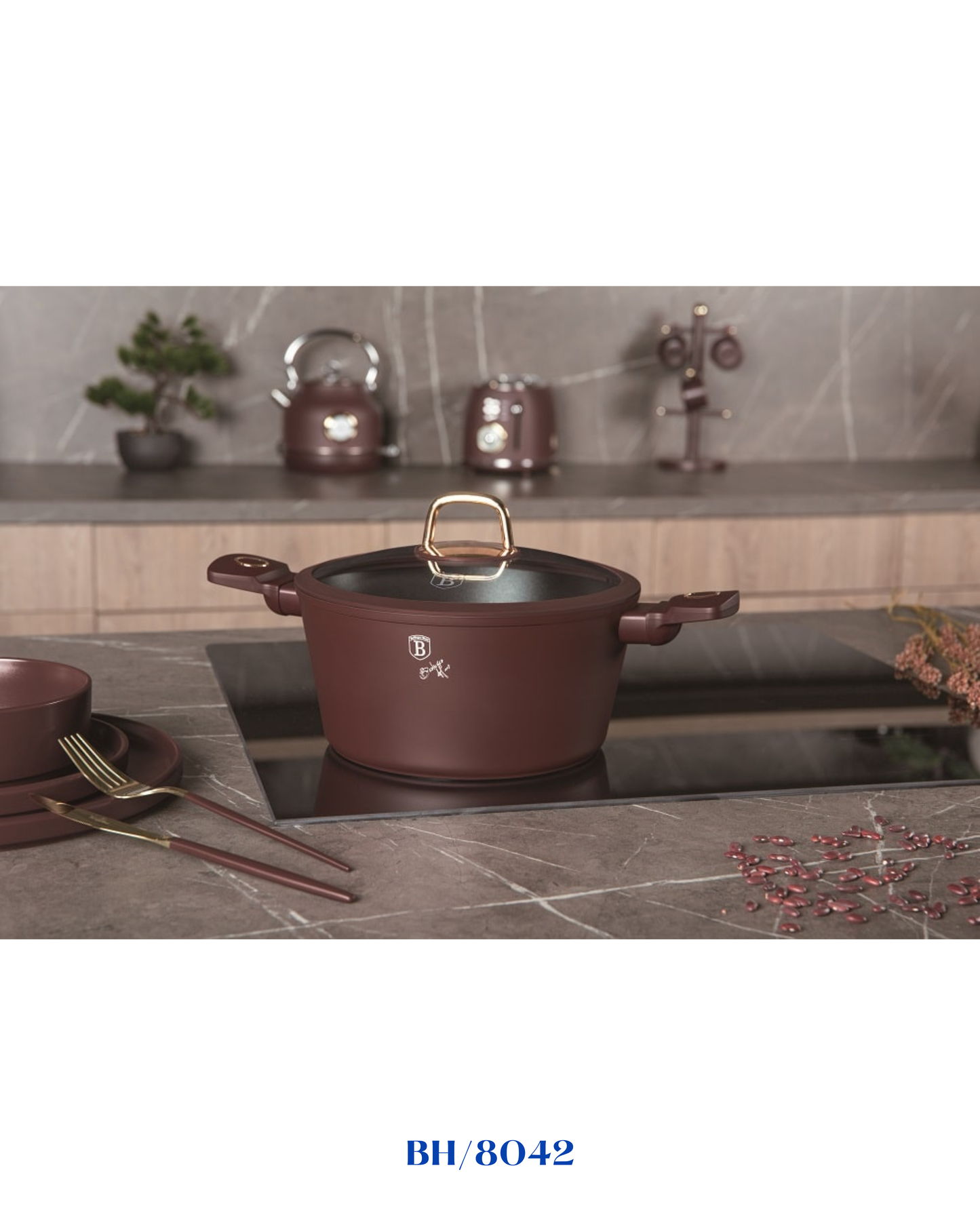 BERLINGER HAUS CASSEROLE WITH LID 28CM