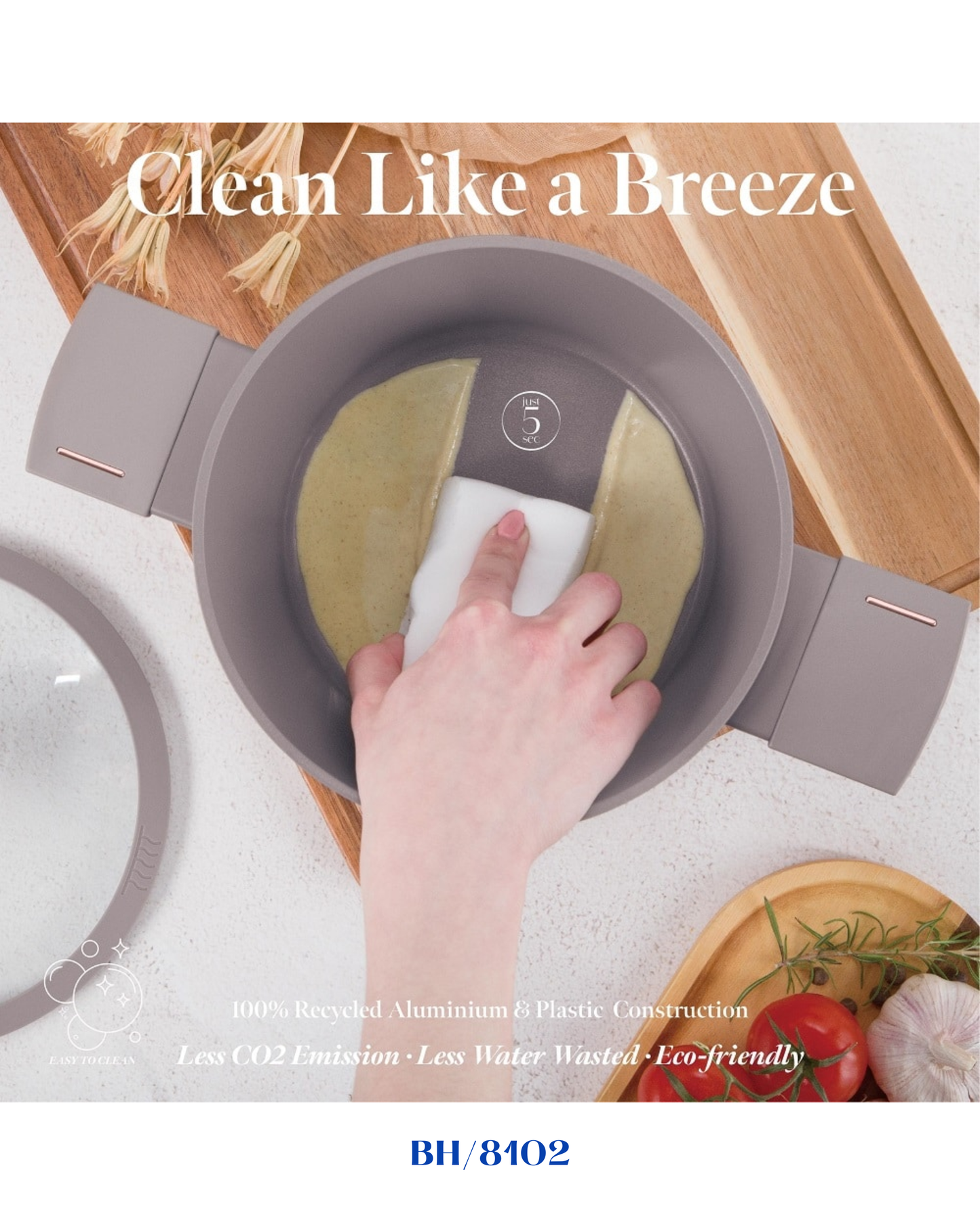 BERLINGER HAUS CASSEROLE WITH LID 28CM