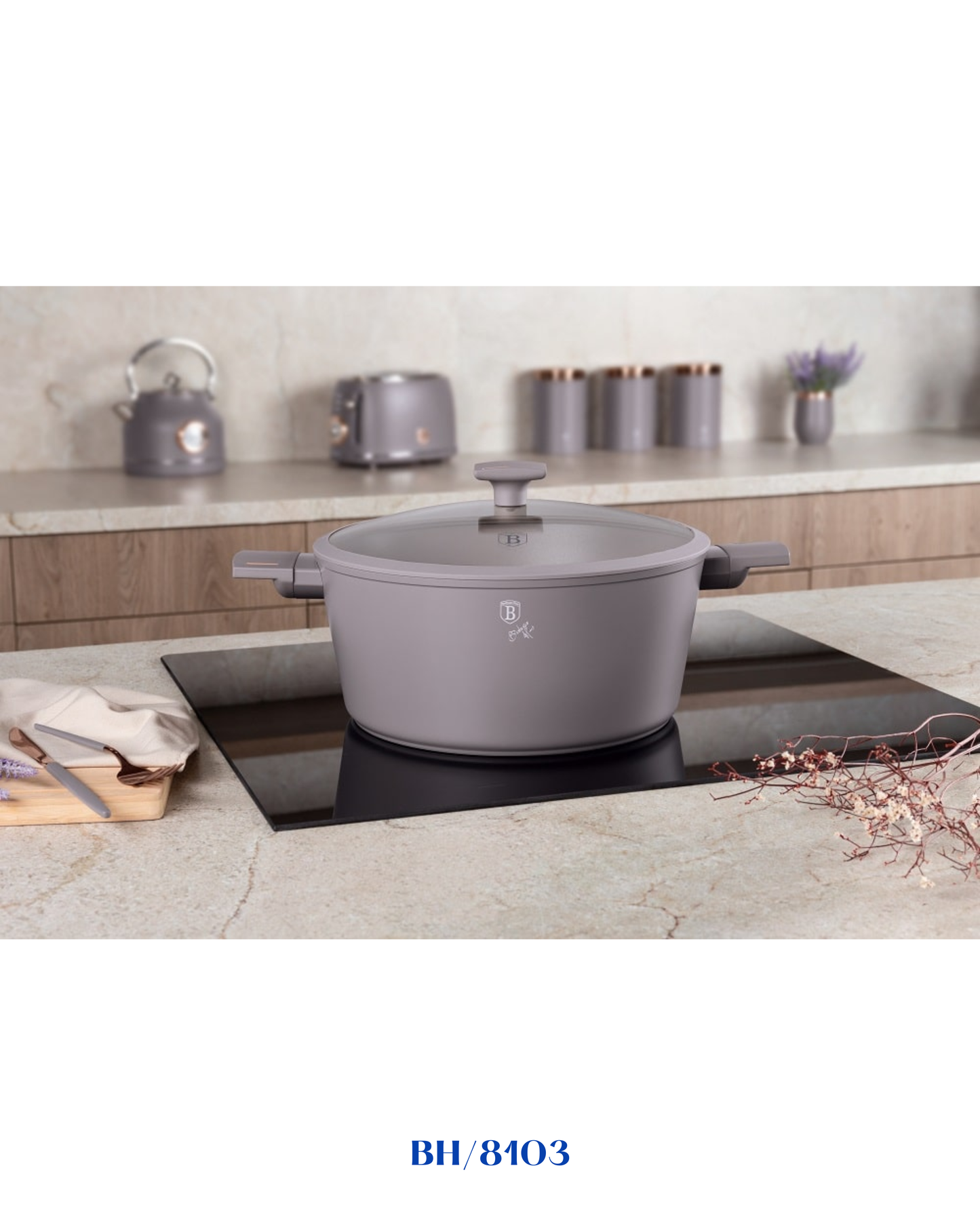 BERLINGER HAUS CASSEROLE WITH LID 30CM