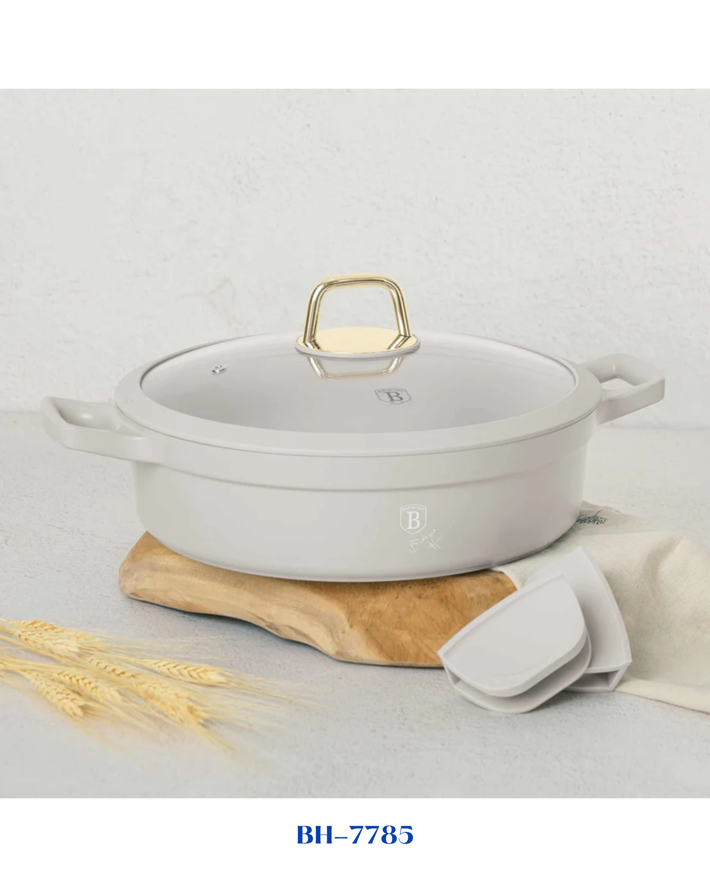BERLINGER HAUS LOW POT WITH LID 28CM