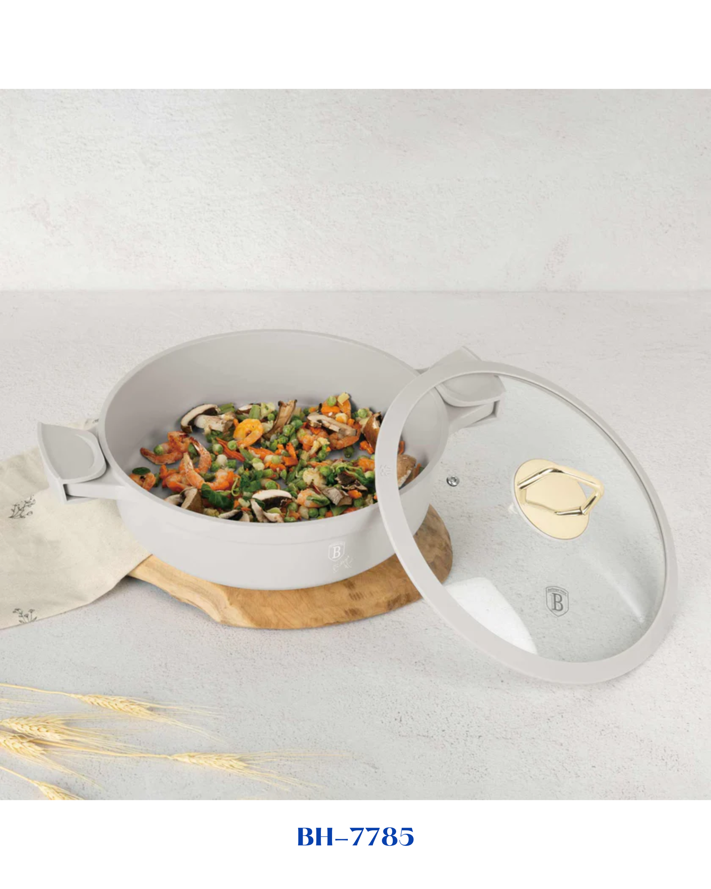 BERLINGER HAUS LOW POT WITH LID 28CM