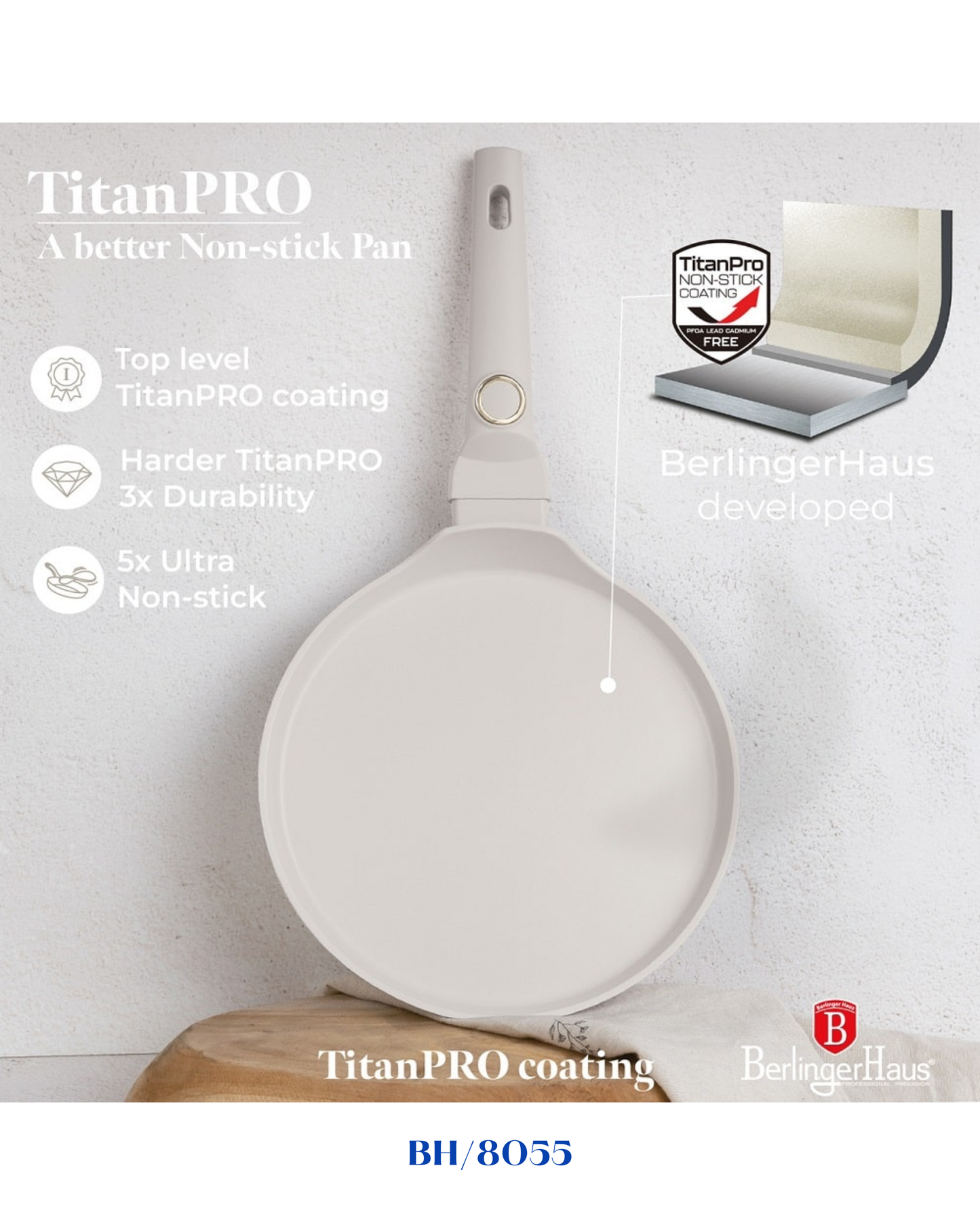 BERLINGER HAUS PANCAKE PAN 25 CM