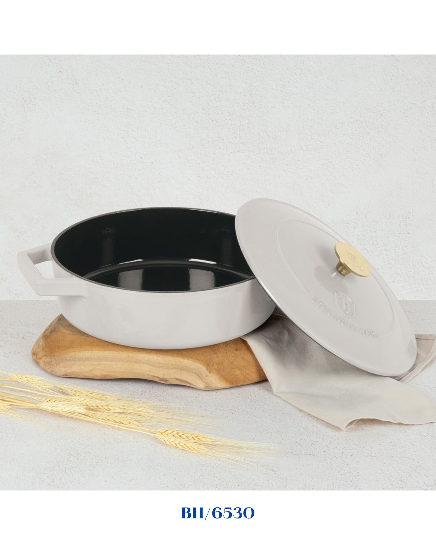 BERLINGER HAUS SHALLOW POT CAST IRON 26CM