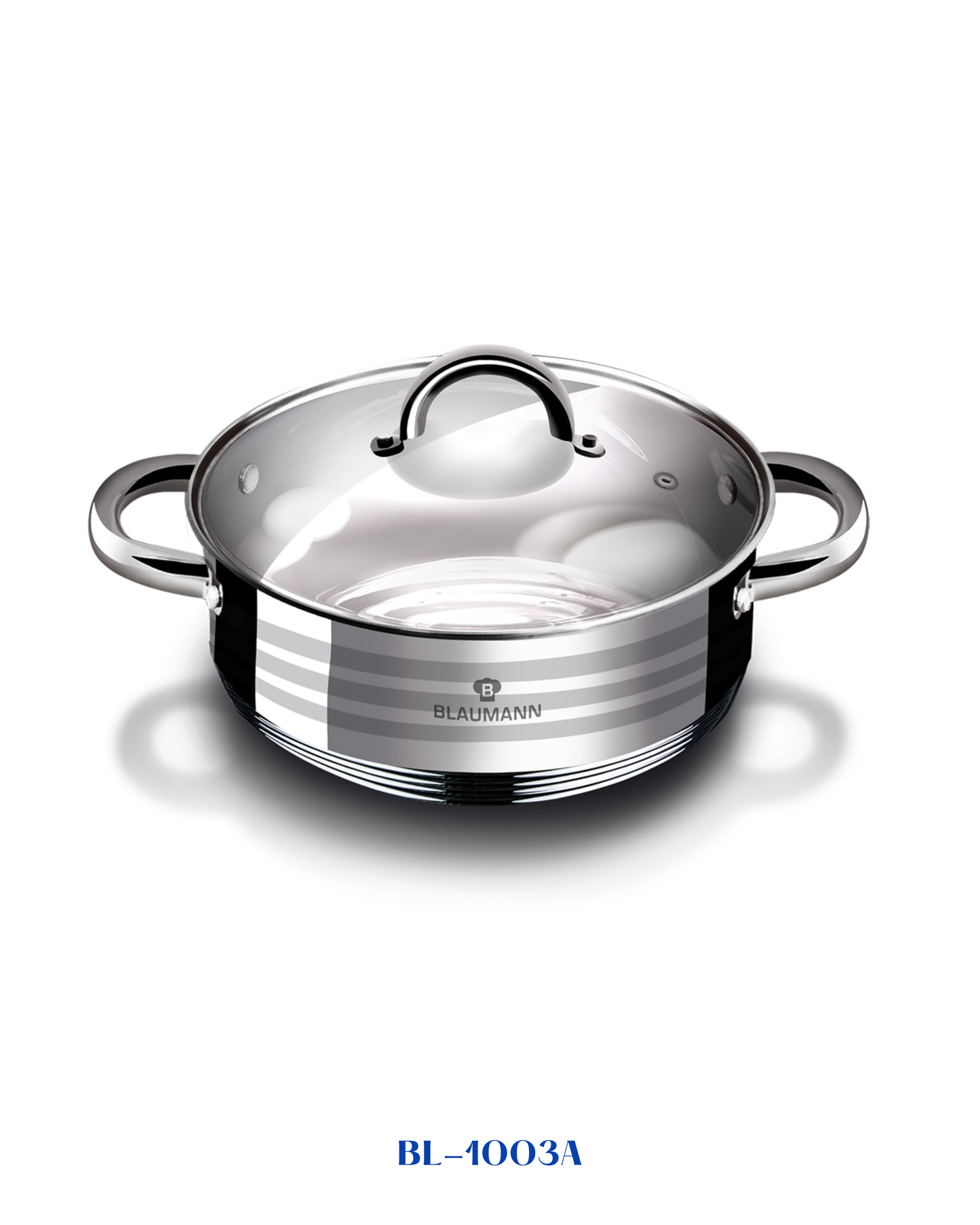 BERLINGER HAUS SHALLOW POT WITH LID 24CM