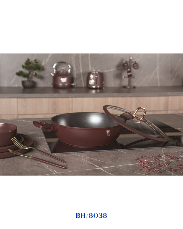 BERLINGER HAUS SHALLOW POT WITH LID 28CM