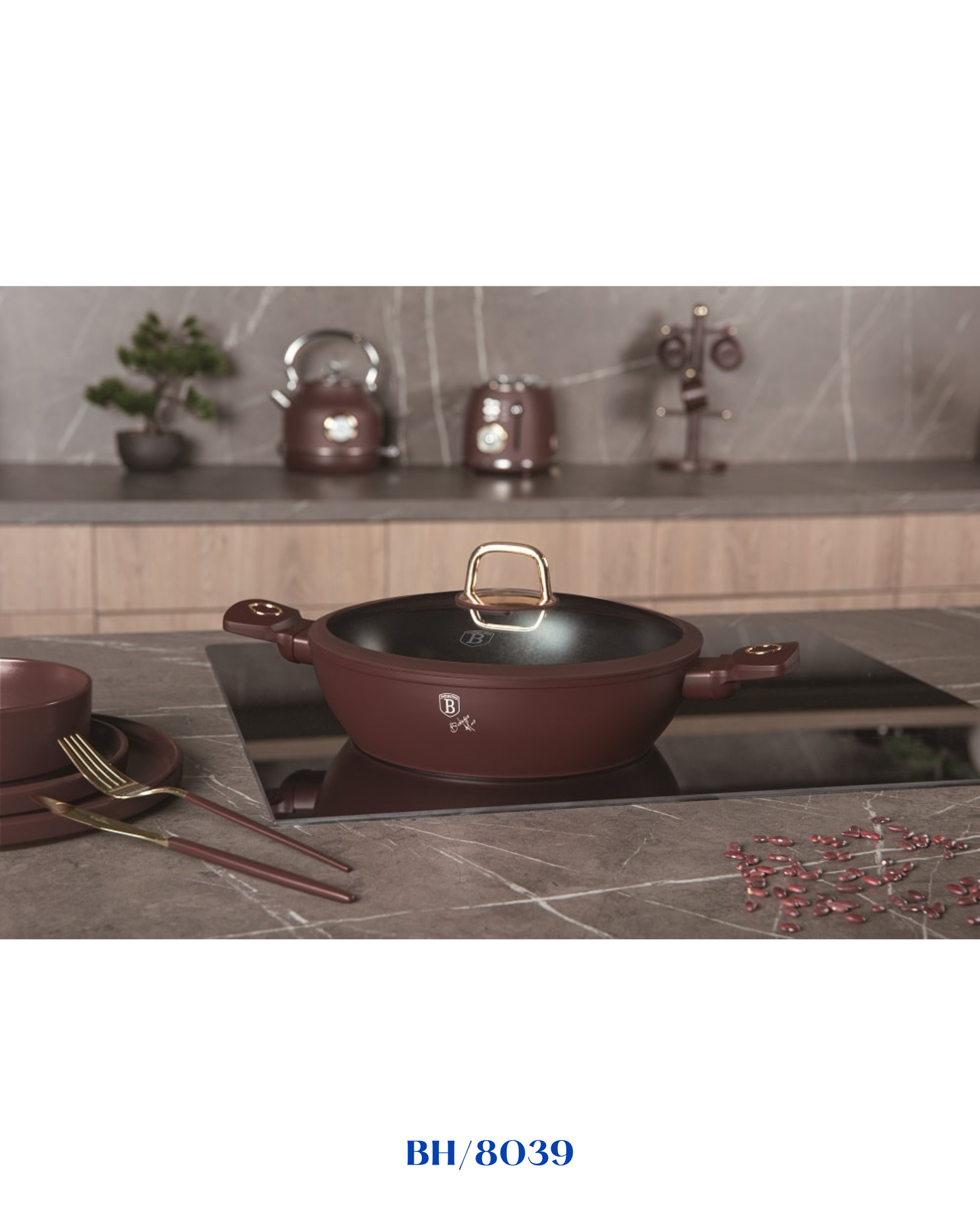 BERLINGER HAUS SHALLOW POT WITH LID 30CM