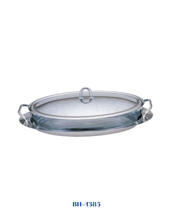 BERLINGER HAUS 2 IN 1 FOOD CONTAINER AND SERVING TRAY OVAL 3L