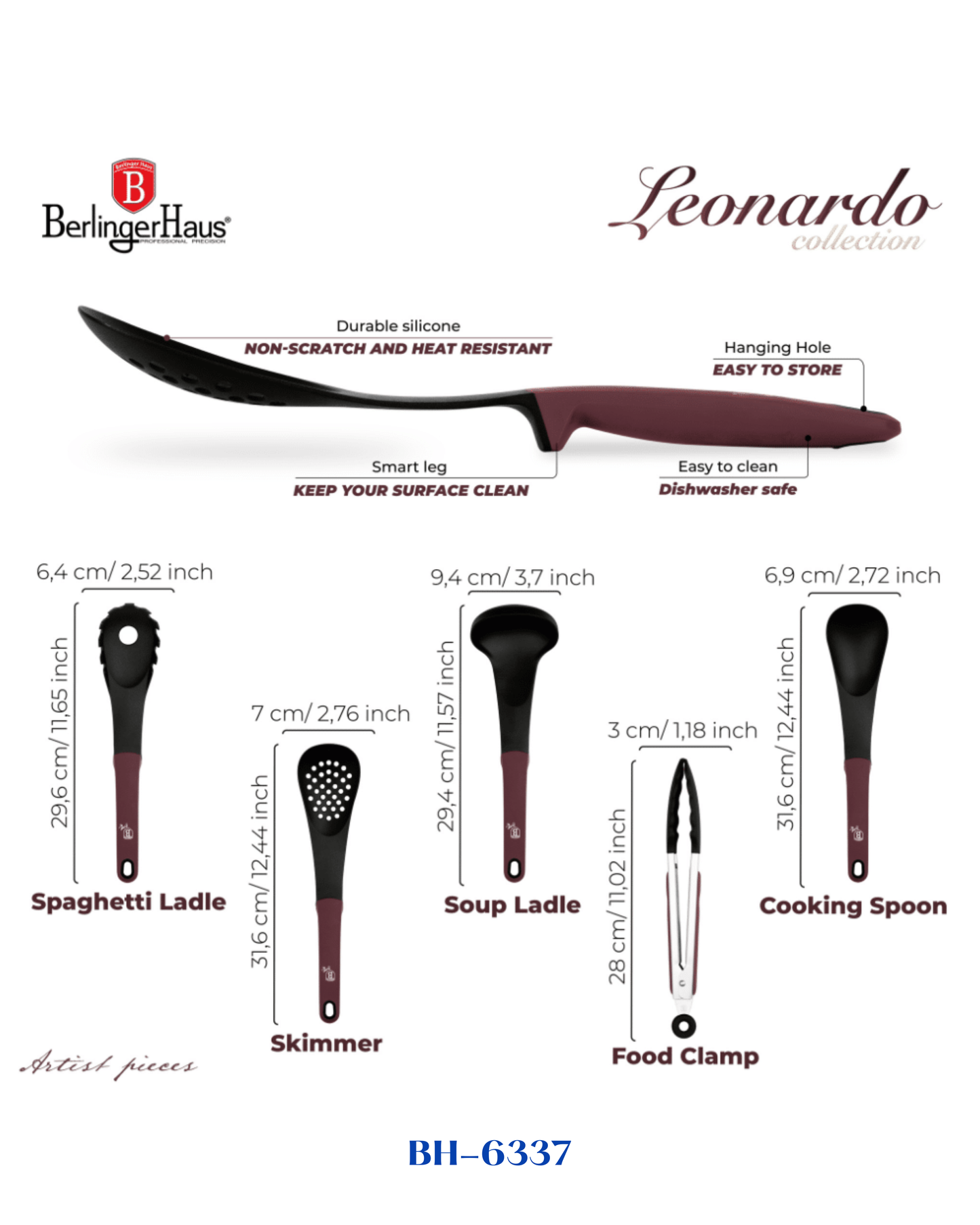 BERLINGER HAUS 5 PCS KITCHEN TOOL SET