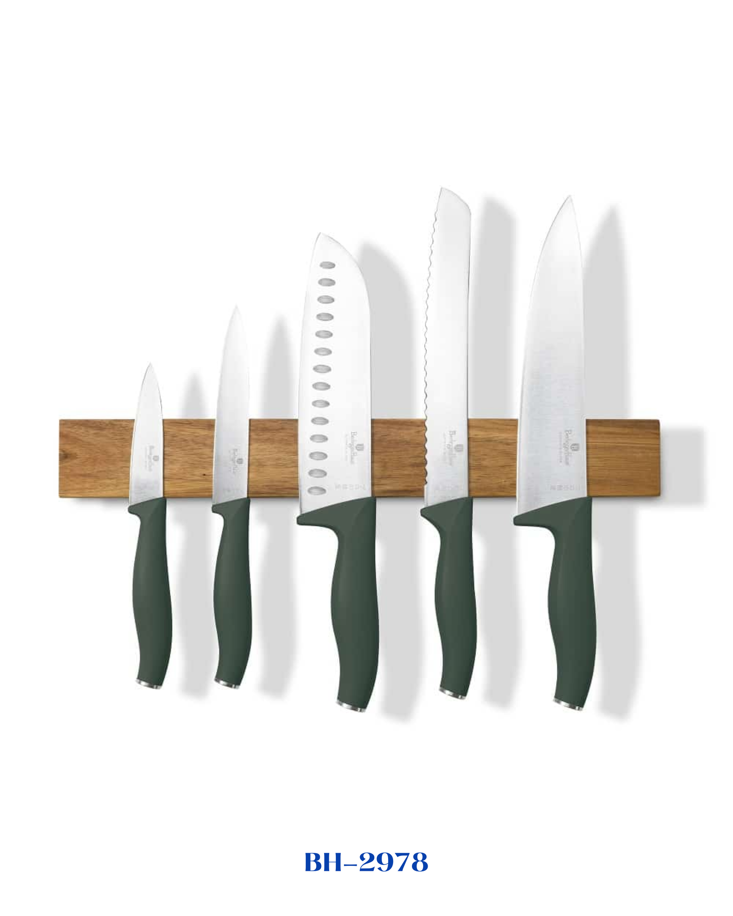 BERLINGER HAUS 6 PCS KNIFE SET WITH ACACIA WOOD MAGNETIC HANGER