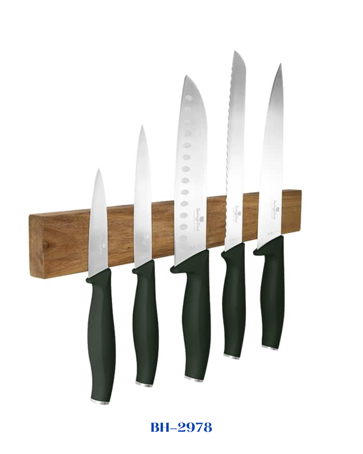 BERLINGER HAUS 6 PCS KNIFE SET WITH ACACIA WOOD MAGNETIC HANGER