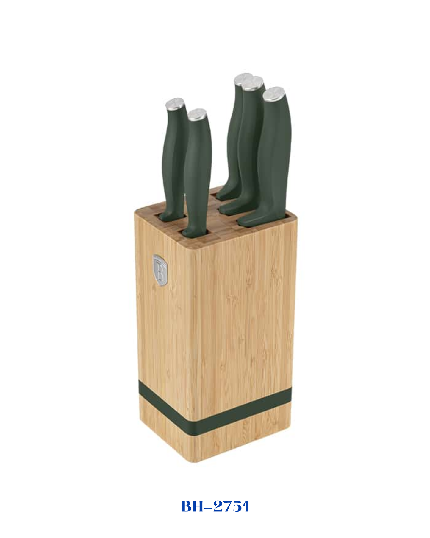 BERLINGER HAUS 6 PCS KNIFE SET WITH BAMBOO STAND