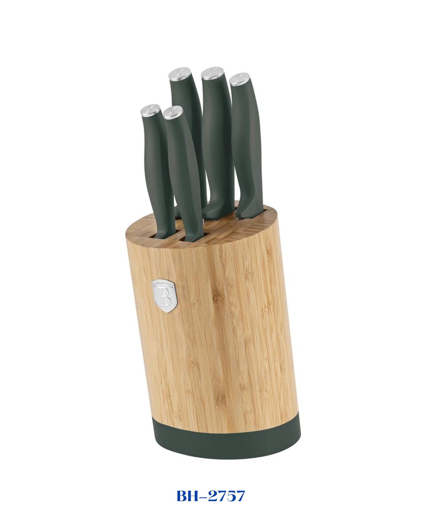 BERLINGER HAUS 6 PCS KNIFE SET WITH BAMBOO STAND