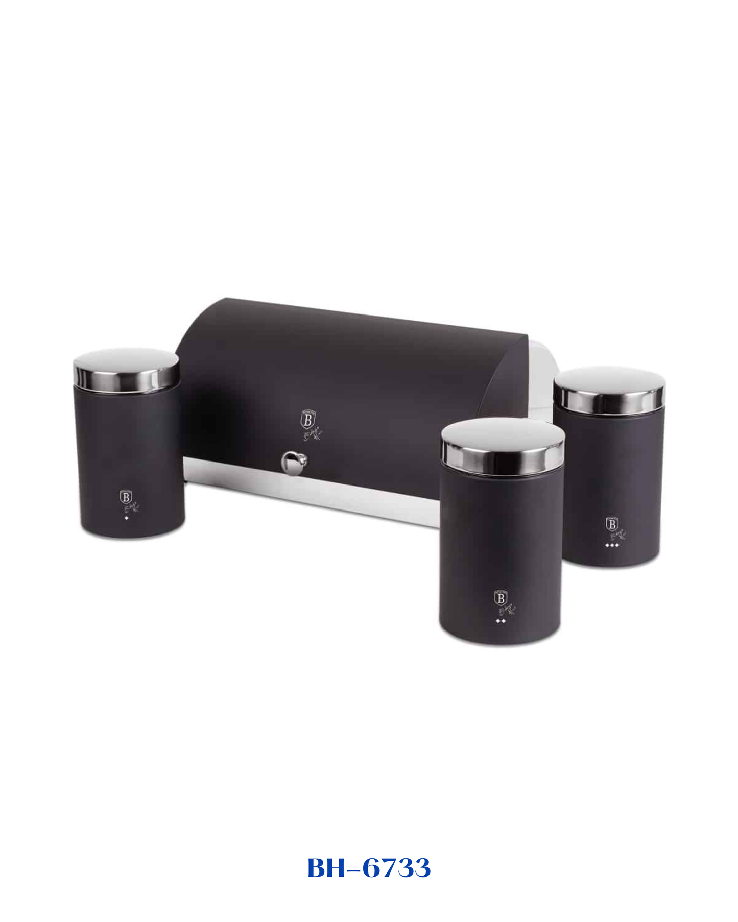 BERLINGER HAUS BREAD BOX WITH 3 PCS CANISTER SET