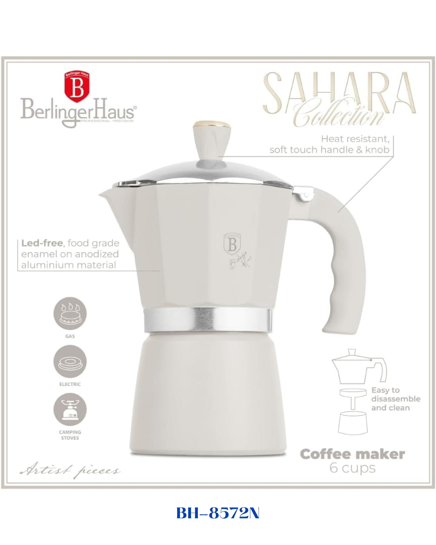 BERLINGER HAUS COFFEE MAKER 6 CUPS