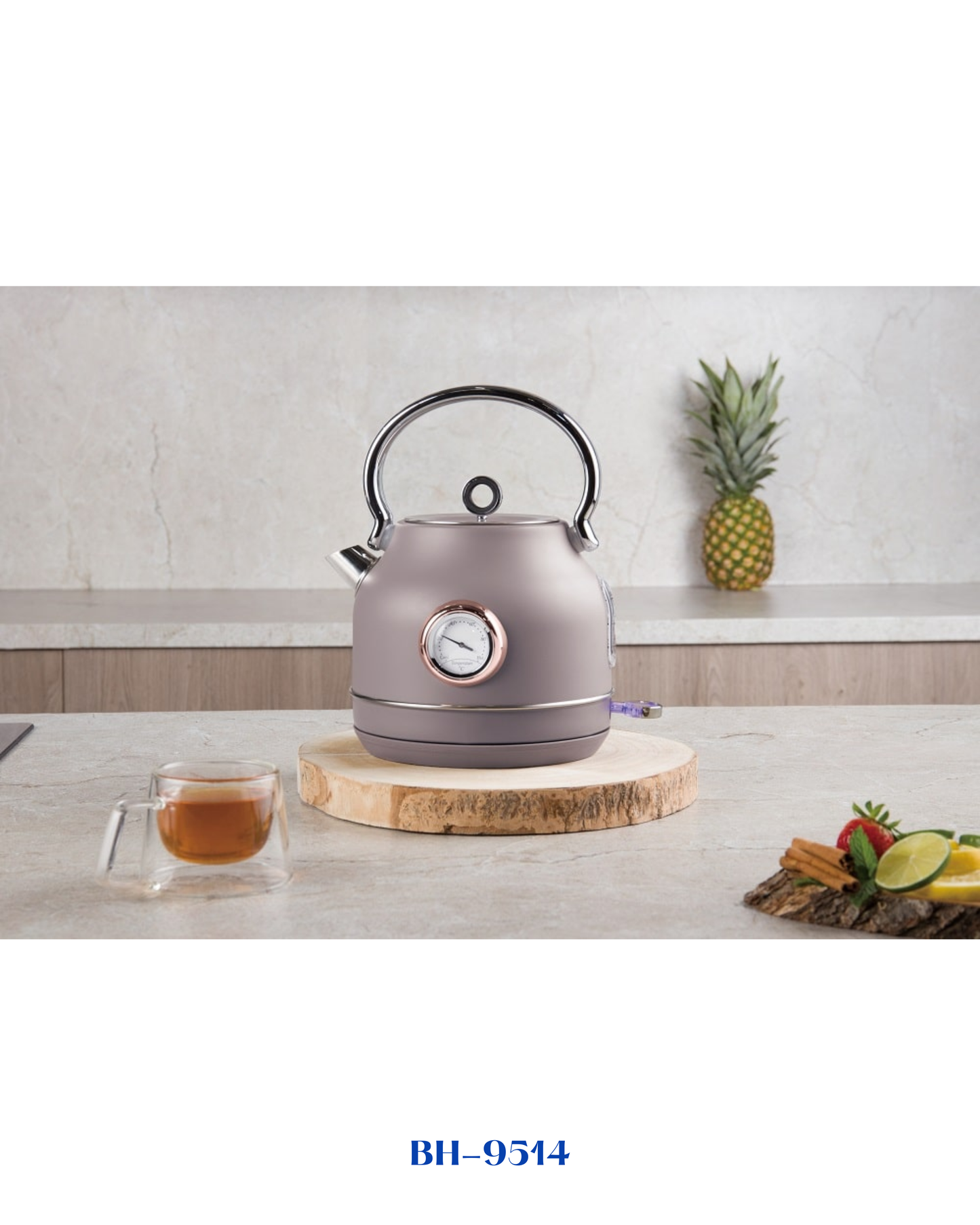 BERLINGER HAUS ELECTRIC KETTLE WITH THERMOMETER