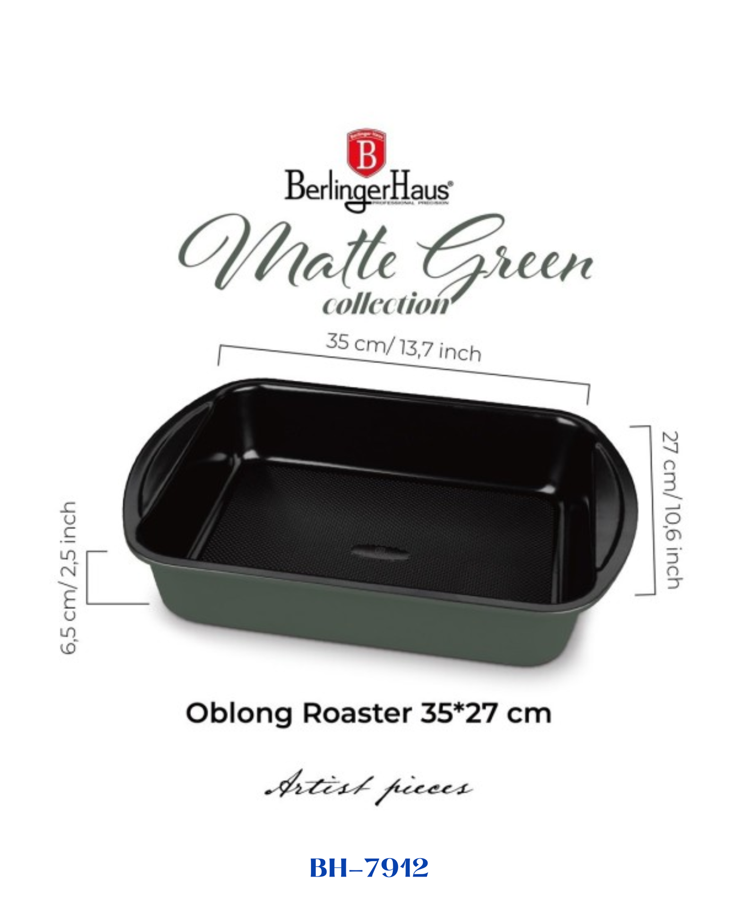 BERLINGER HAUS OBLONG ROASTER 35*27 CM