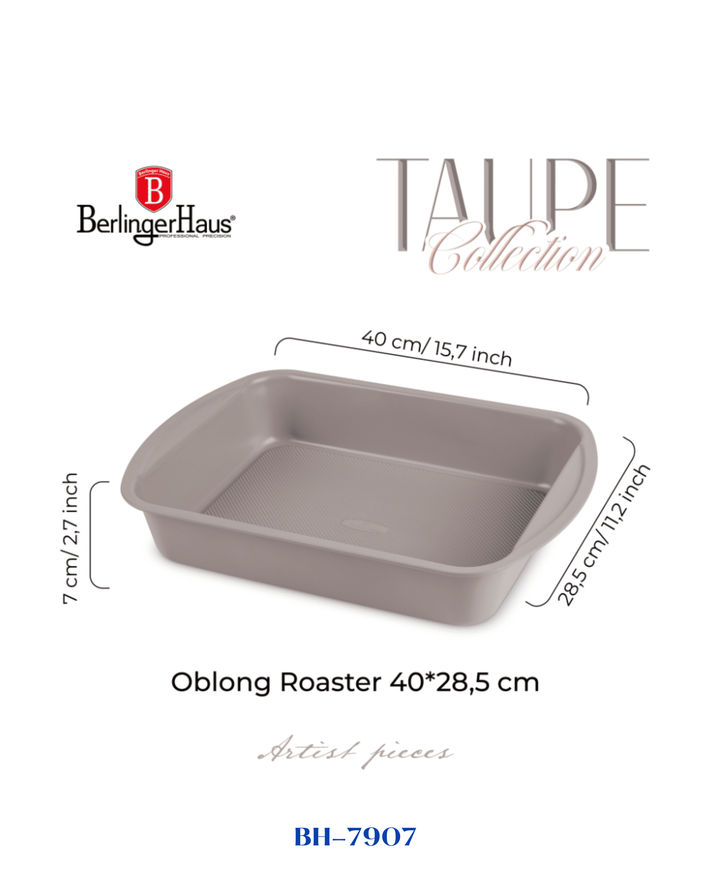 BERLINGER HAUS OBLONG ROASTER 40*28,5 CM