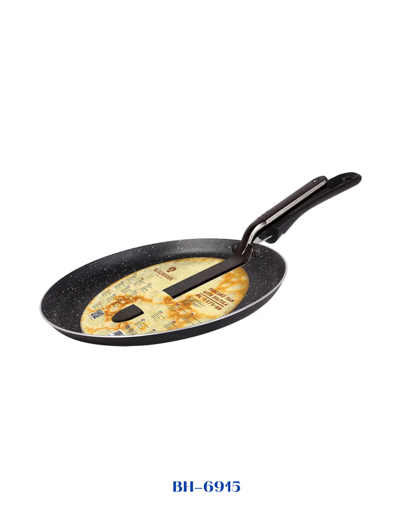 BERLINGER HAUS PANCAKE PAN WITH TURNER BLACK 24 CM