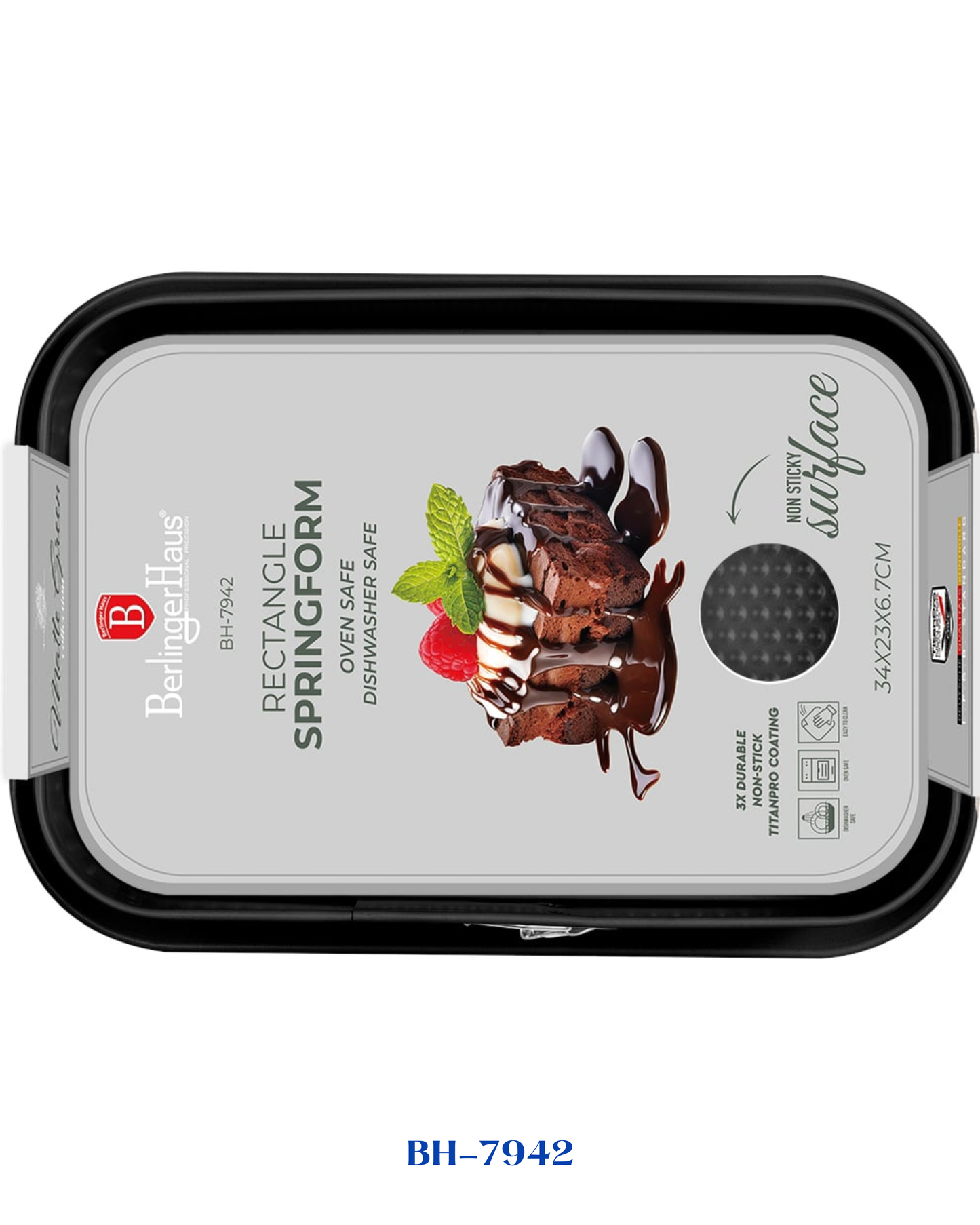 BERLINGER HAUS RECTANGLE SPRINGFORM 39*27 CM