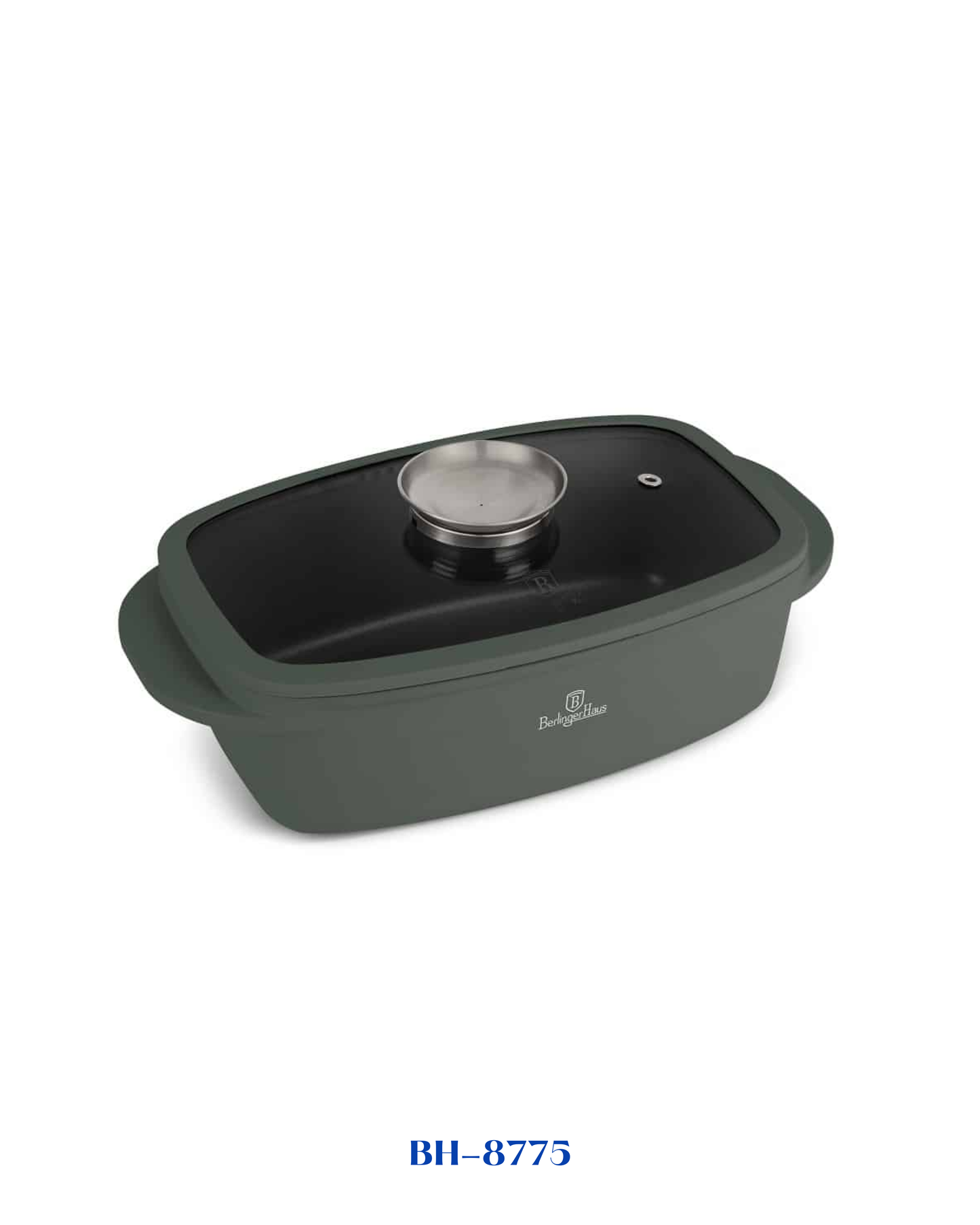 BERLINGER HAUS ROASTER WITH GLASS LID AND AROMA KNOB