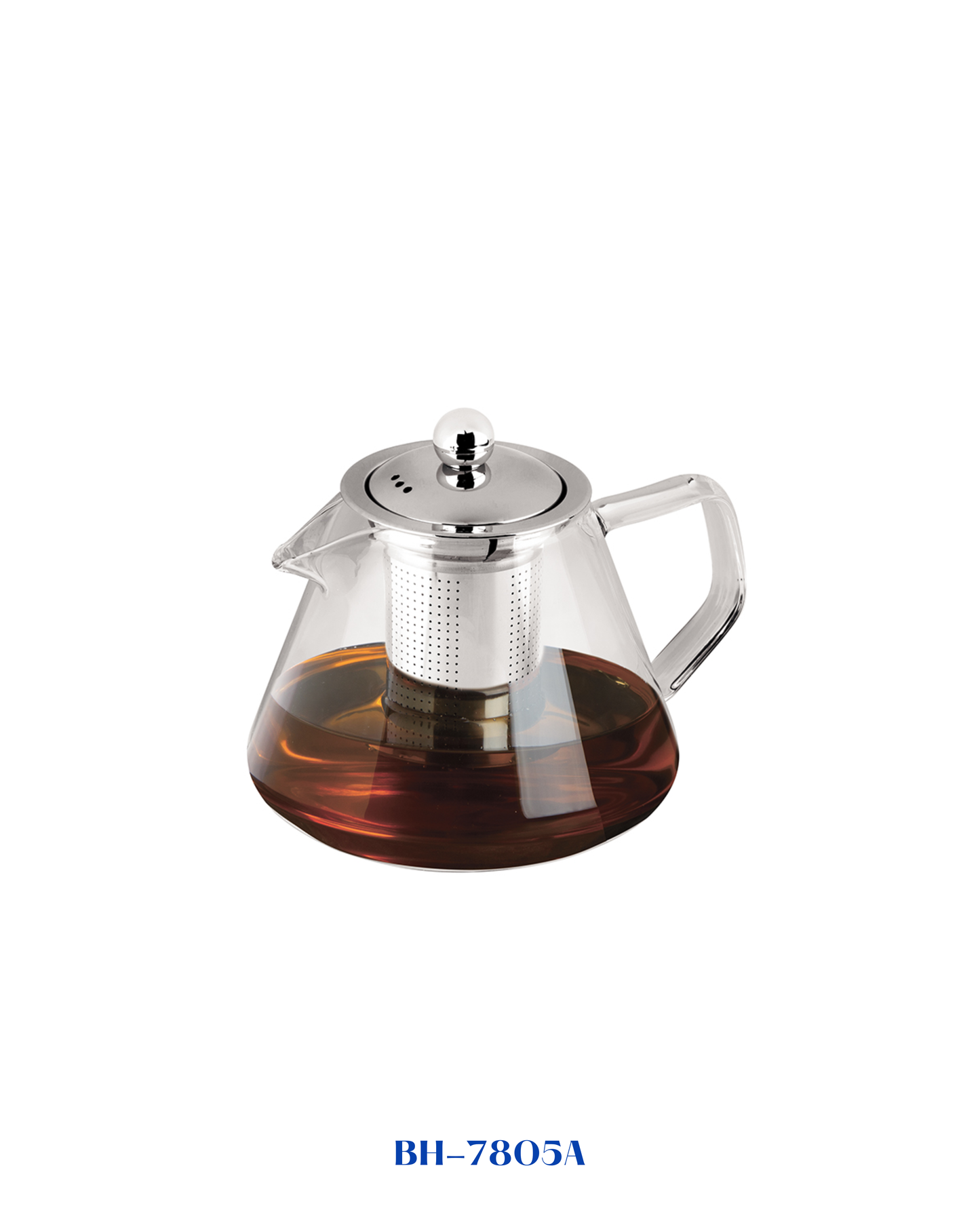 BERLINGER HAUS ROUND GLASS TEA POT WITH FILTER 1L
