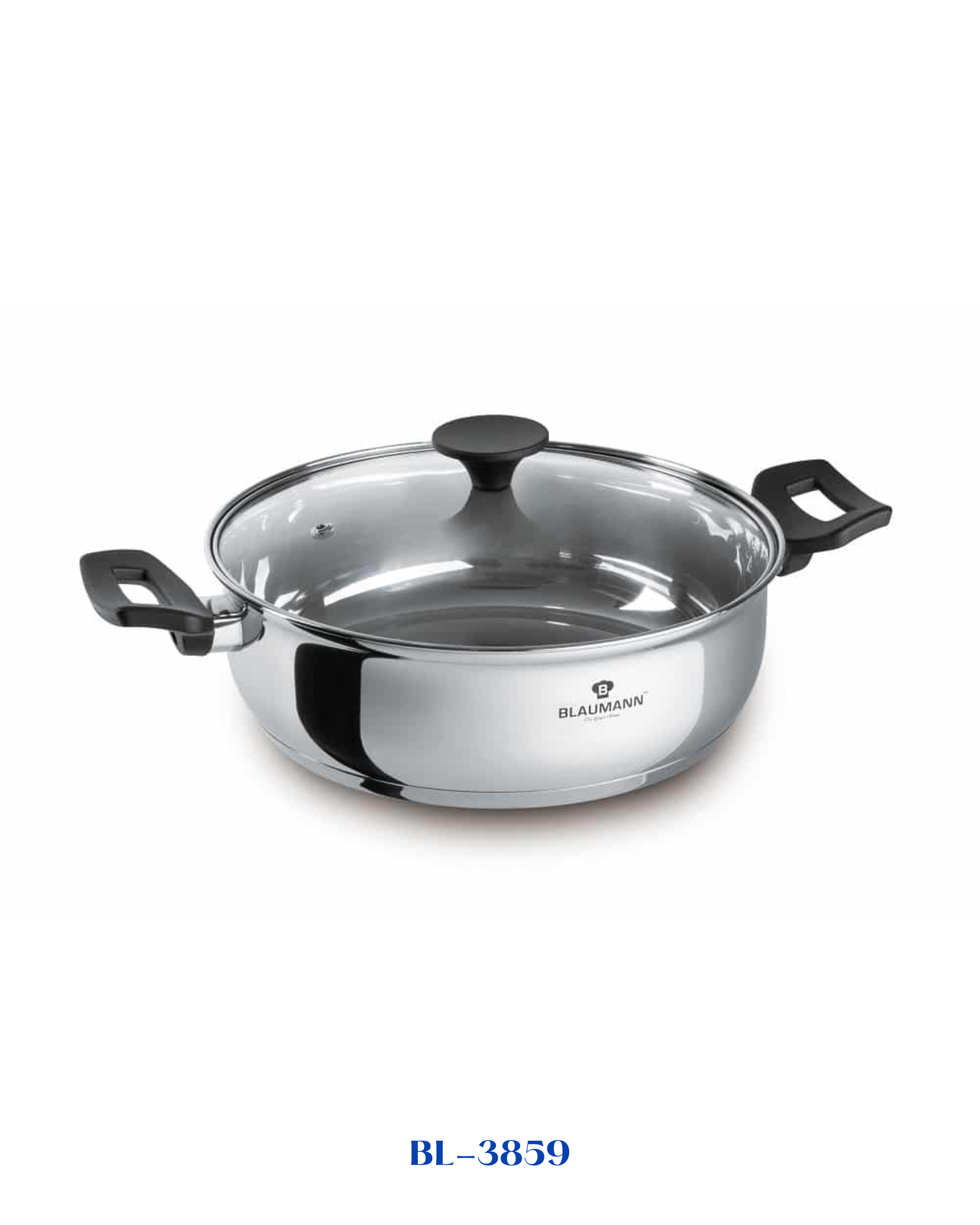 BERLINGER HAUS SHALLOW POT WITH LID 28CM