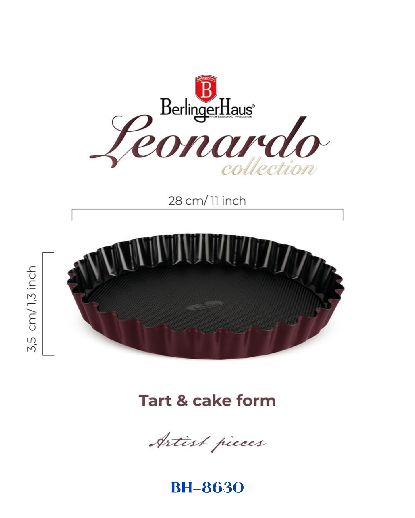 BERLINGER HAUS TART/CAKE FORM 28*3,5 CM