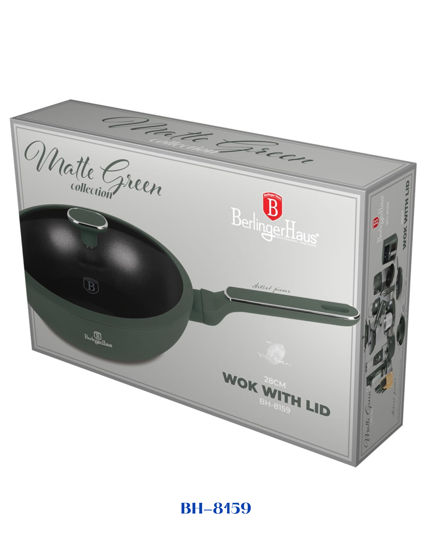 BERLINGER HAUS WOK WITH LID 28 CM